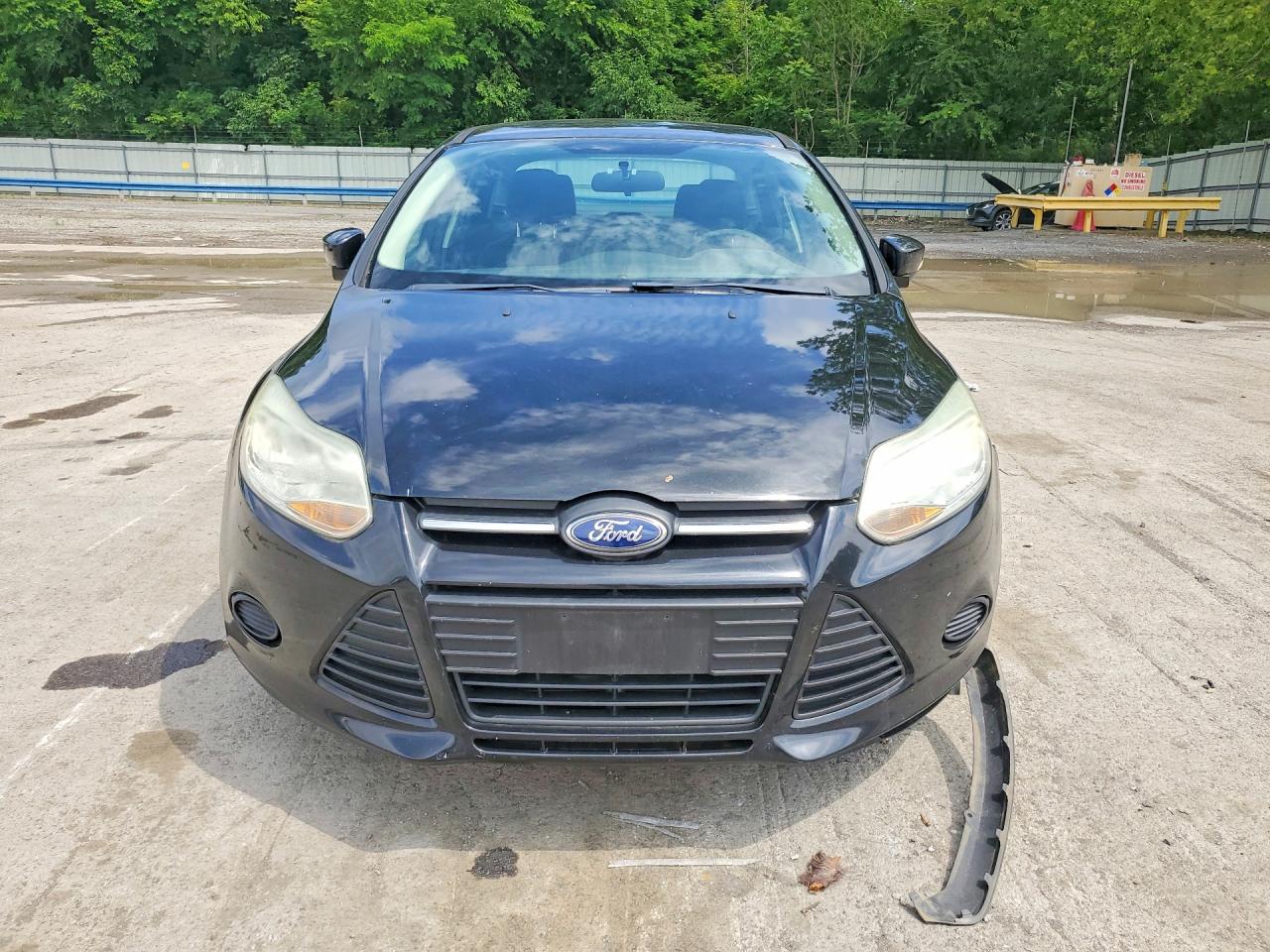2014 Ford Focus Se Black vin: 1FADP3F27EL390002