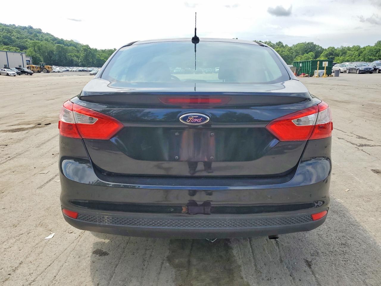 2014 Ford Focus Se Black vin: 1FADP3F27EL390002