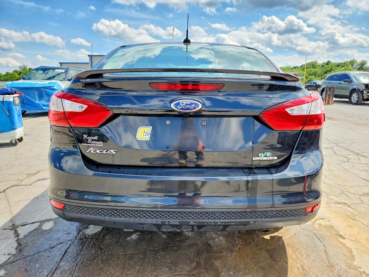 2014 Ford Focus Se Черный vin: 1FADP3F27EL394034