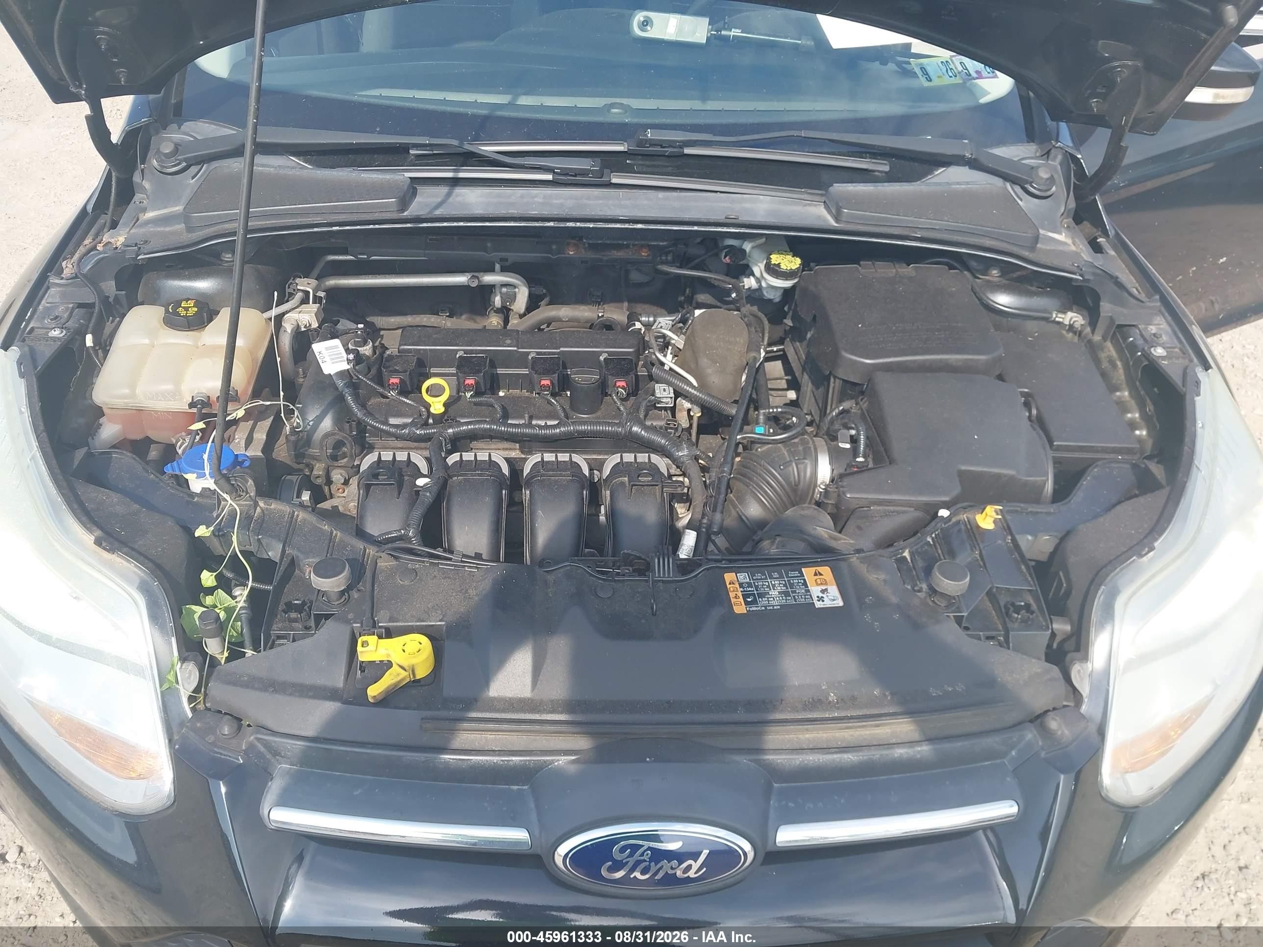 2014 Ford Focus Se Черный vin: 1FADP3F27EL404755