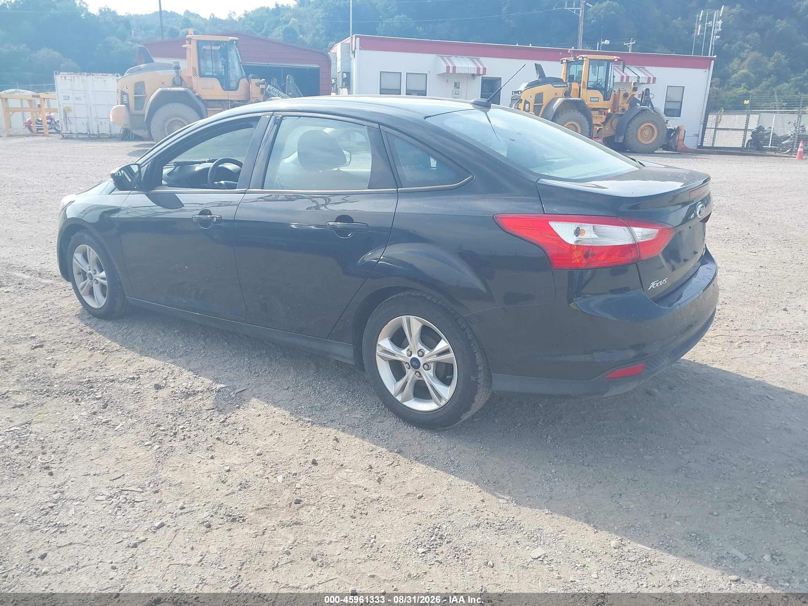 2014 Ford Focus Se Черный vin: 1FADP3F27EL404755