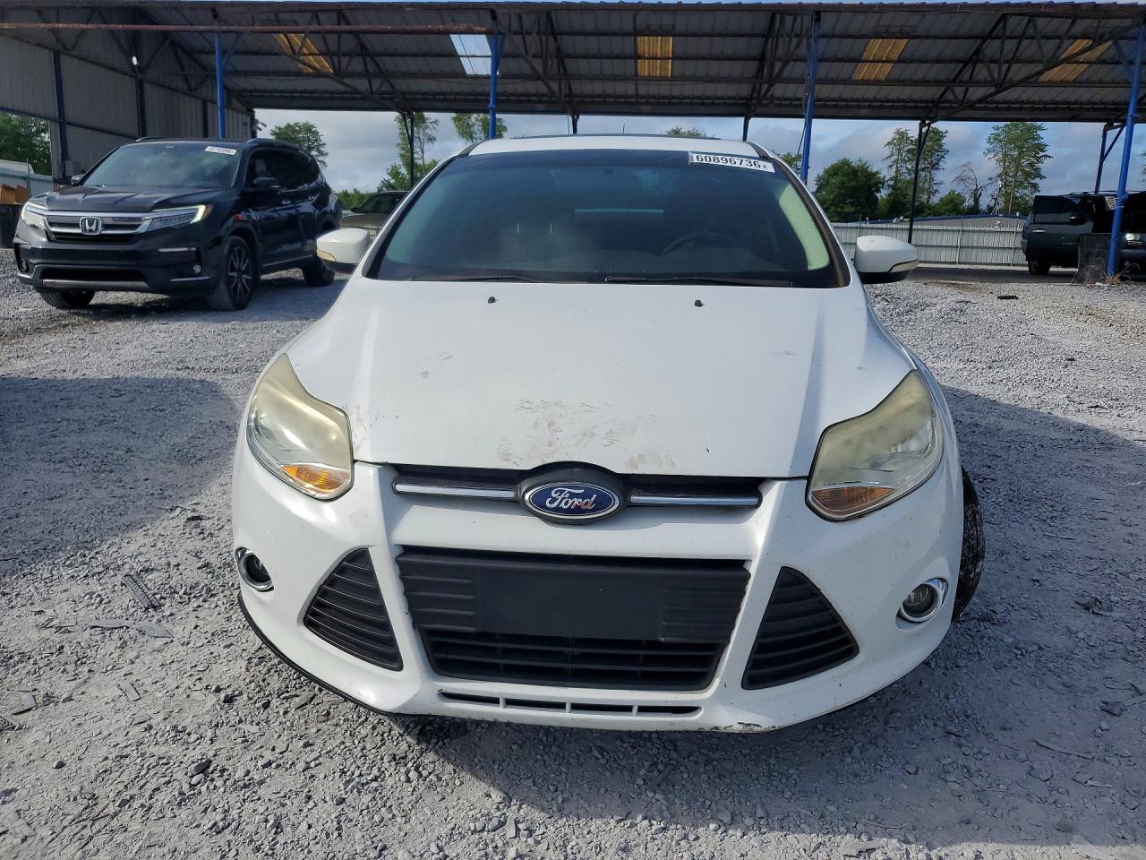 2014 Ford Focus Se White vin: 1FADP3F27EL416338