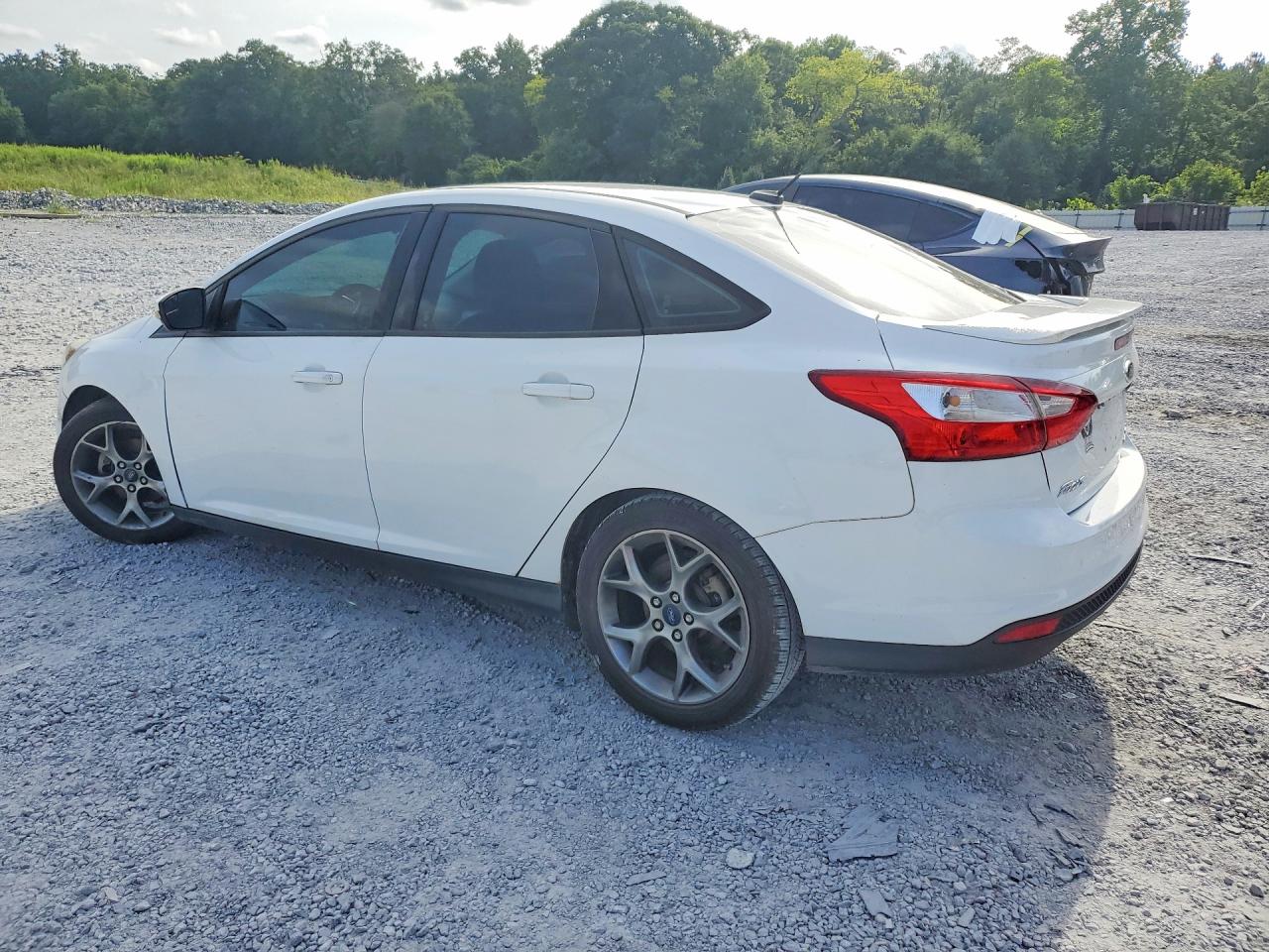 2014 Ford Focus Se White vin: 1FADP3F27EL416338