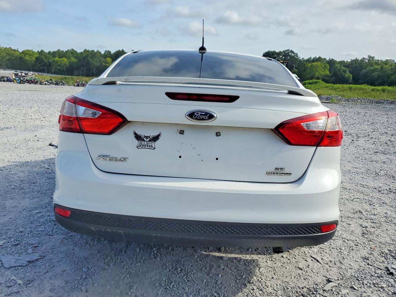 2014 Ford Focus Se White vin: 1FADP3F27EL416338