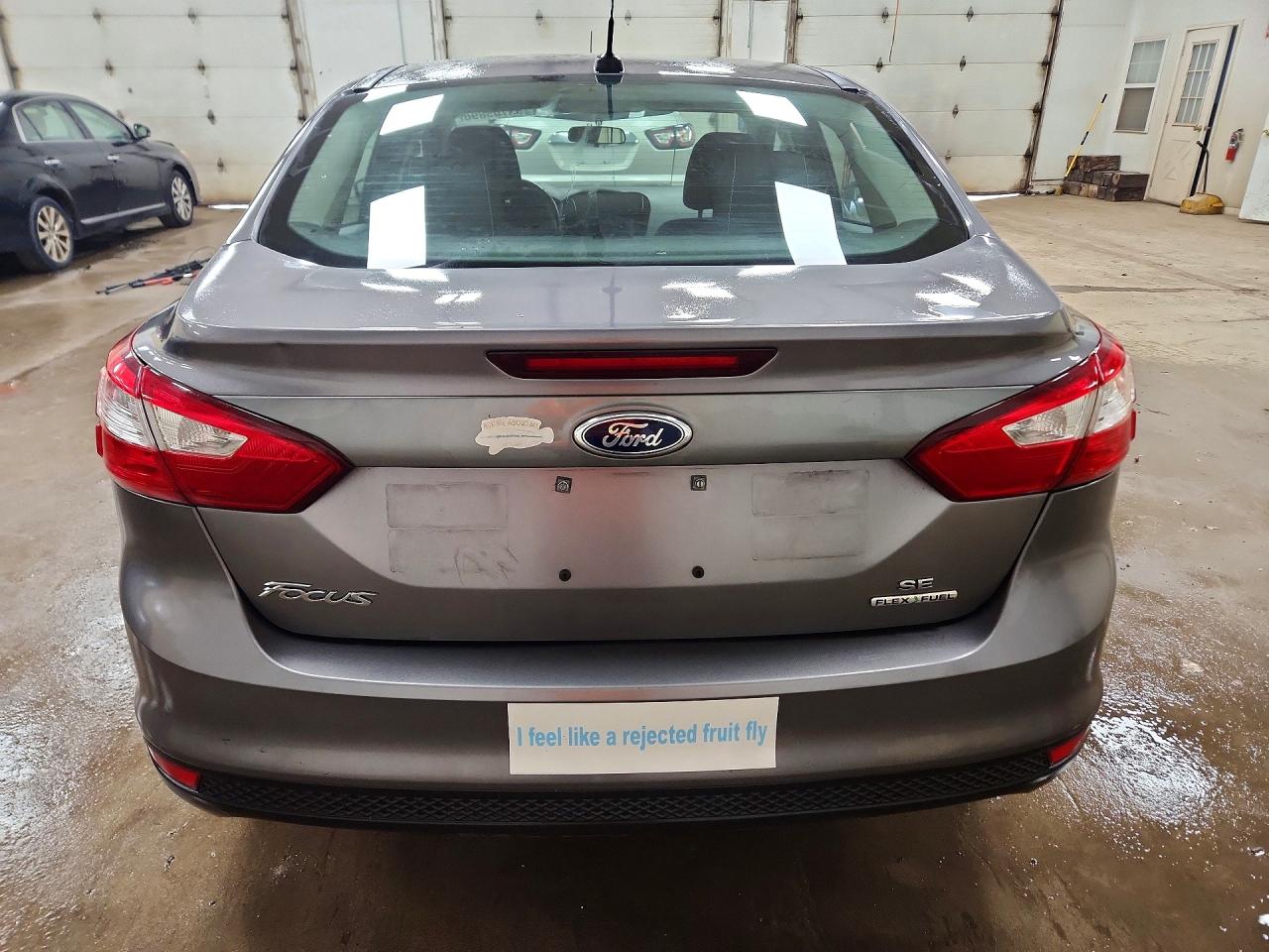 2014 Ford Focus Se Gray vin: 1FADP3F27EL419188