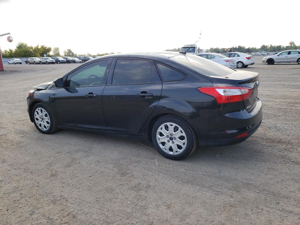 2014 Ford Focus Se Black vin: 1FADP3F27EL423516