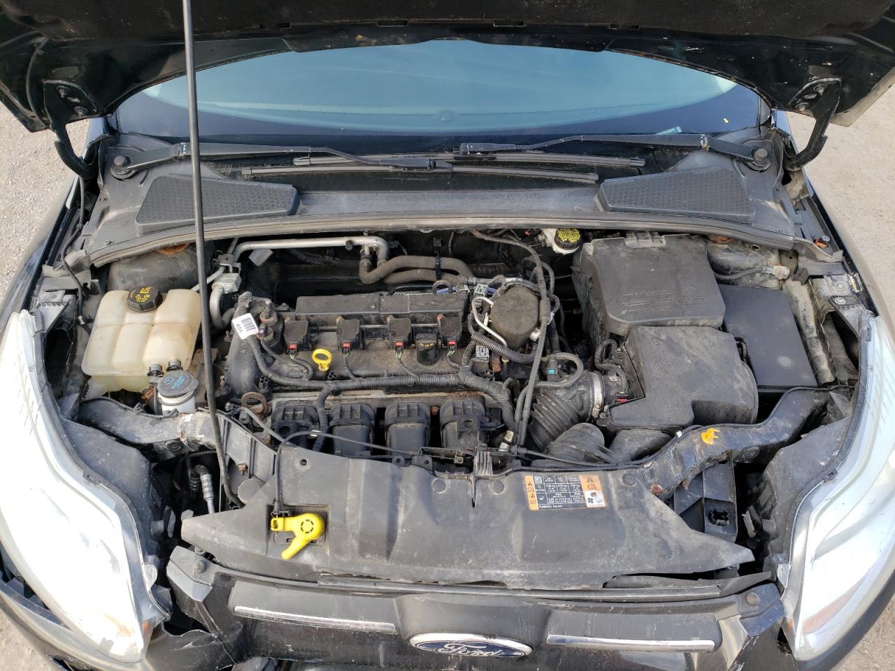 2014 Ford Focus Se Black vin: 1FADP3F27EL423516