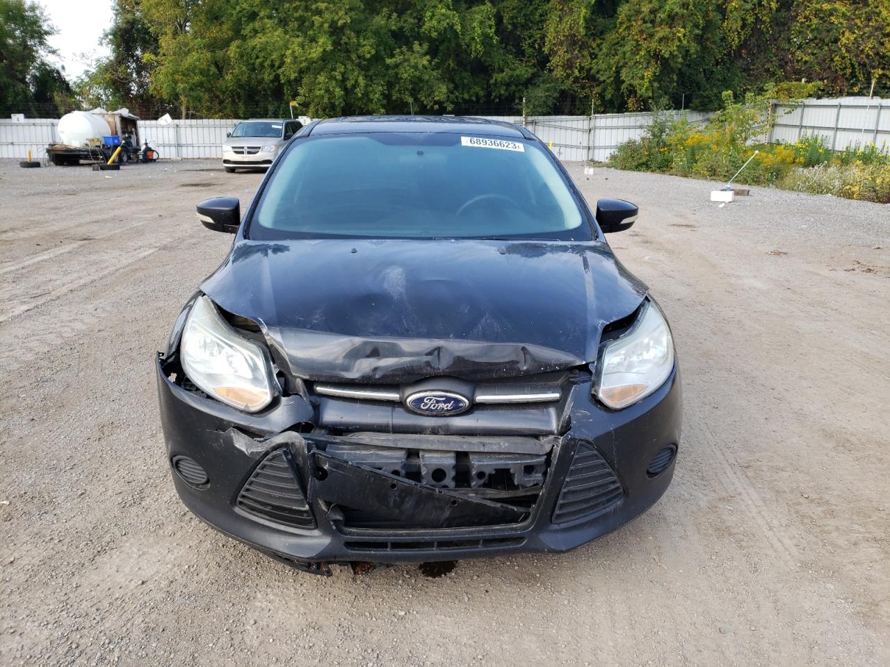 2014 Ford Focus Se Black vin: 1FADP3F27EL423516