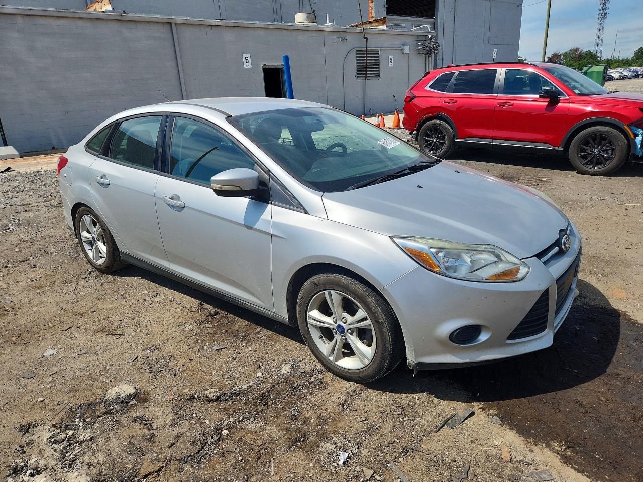 2014 Ford Focus Se Silver vin: 1FADP3F27EL438467