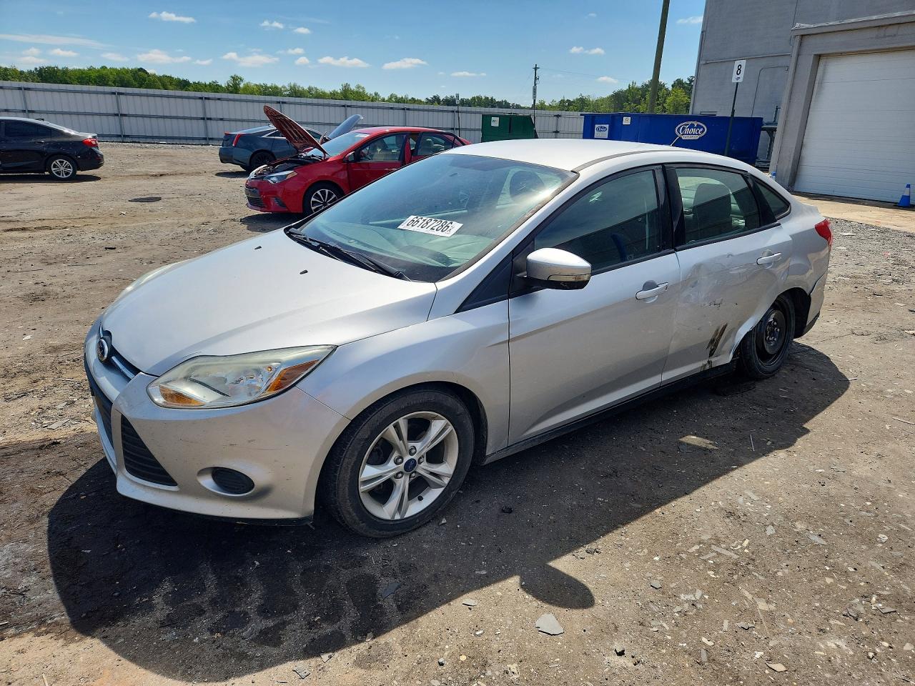 2014 Ford Focus Se Silver vin: 1FADP3F27EL438467