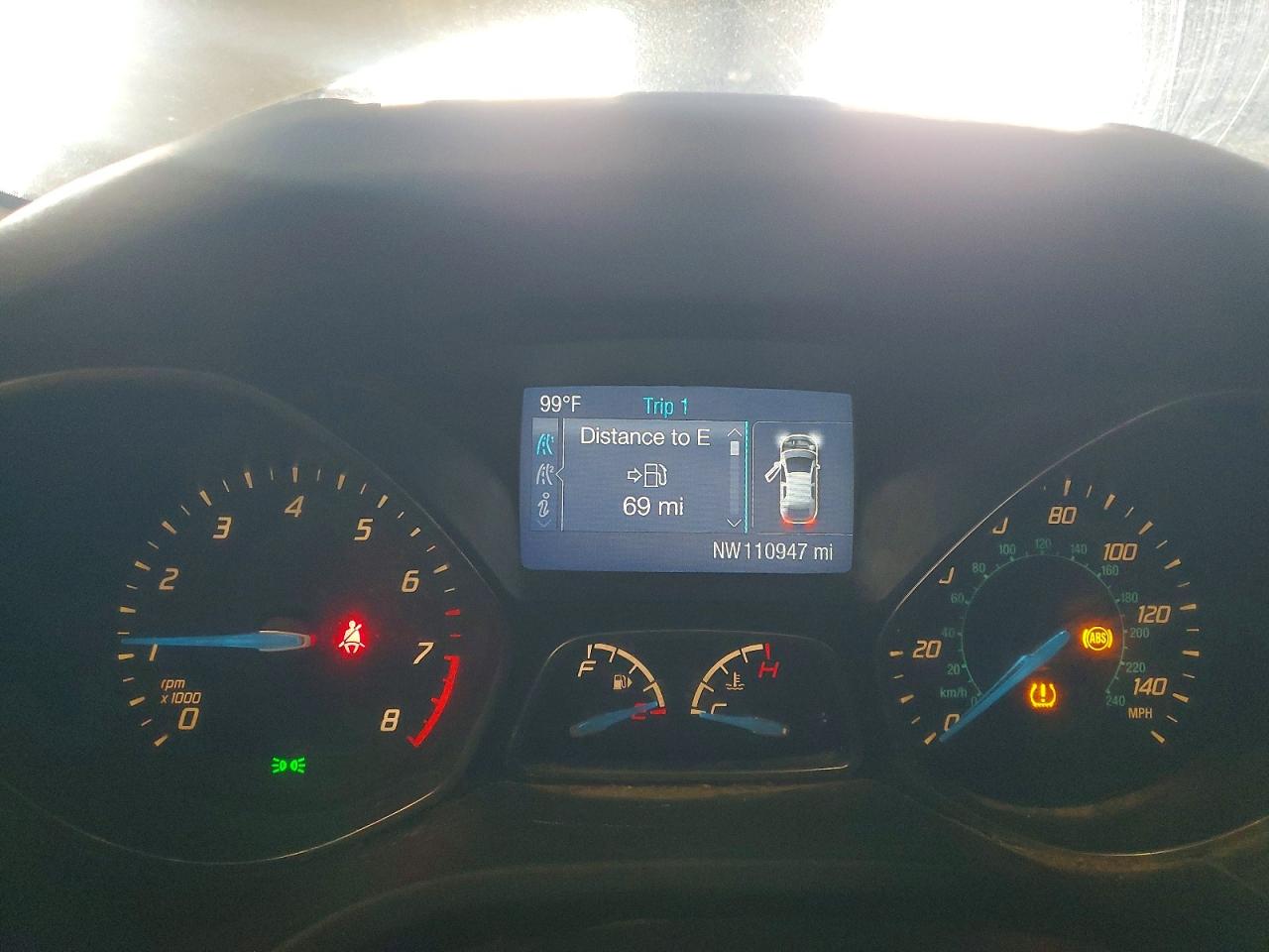 2014 Ford Focus Se Silver vin: 1FADP3F27EL448111