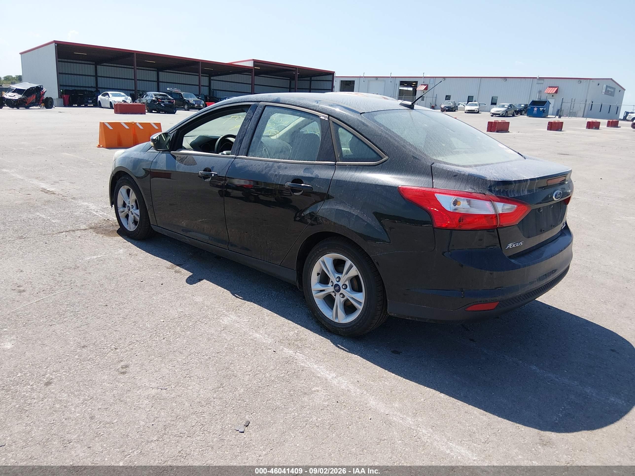 2014 Ford Focus Se Black vin: 1FADP3F27EL460761