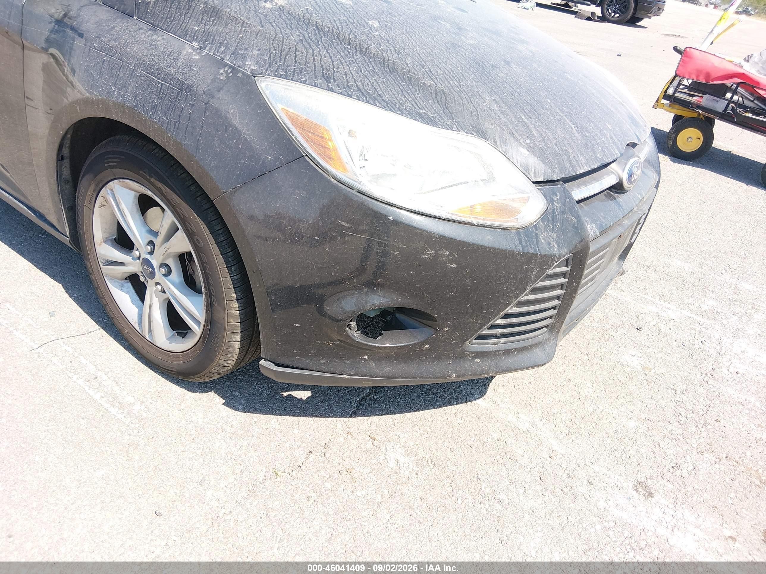 2014 Ford Focus Se Black vin: 1FADP3F27EL460761