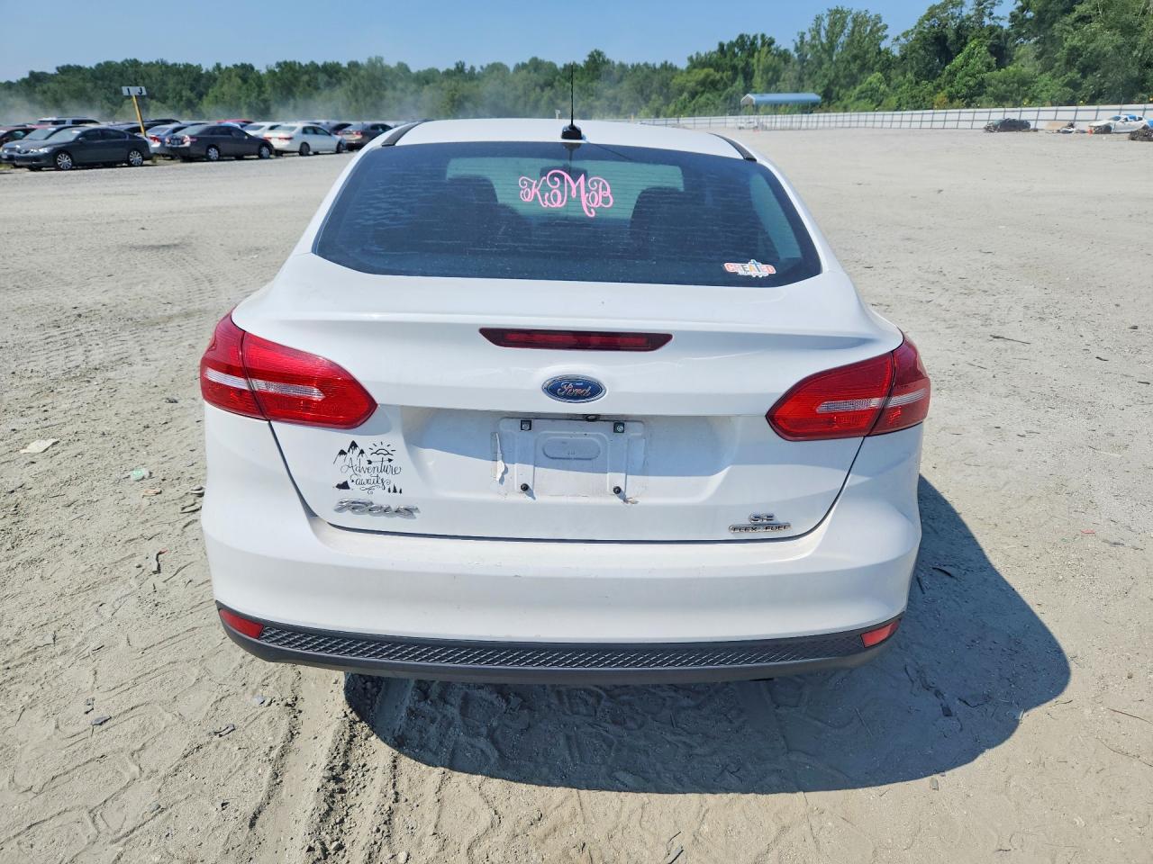 2015 Ford Focus Se White vin: 1FADP3F27FL205738