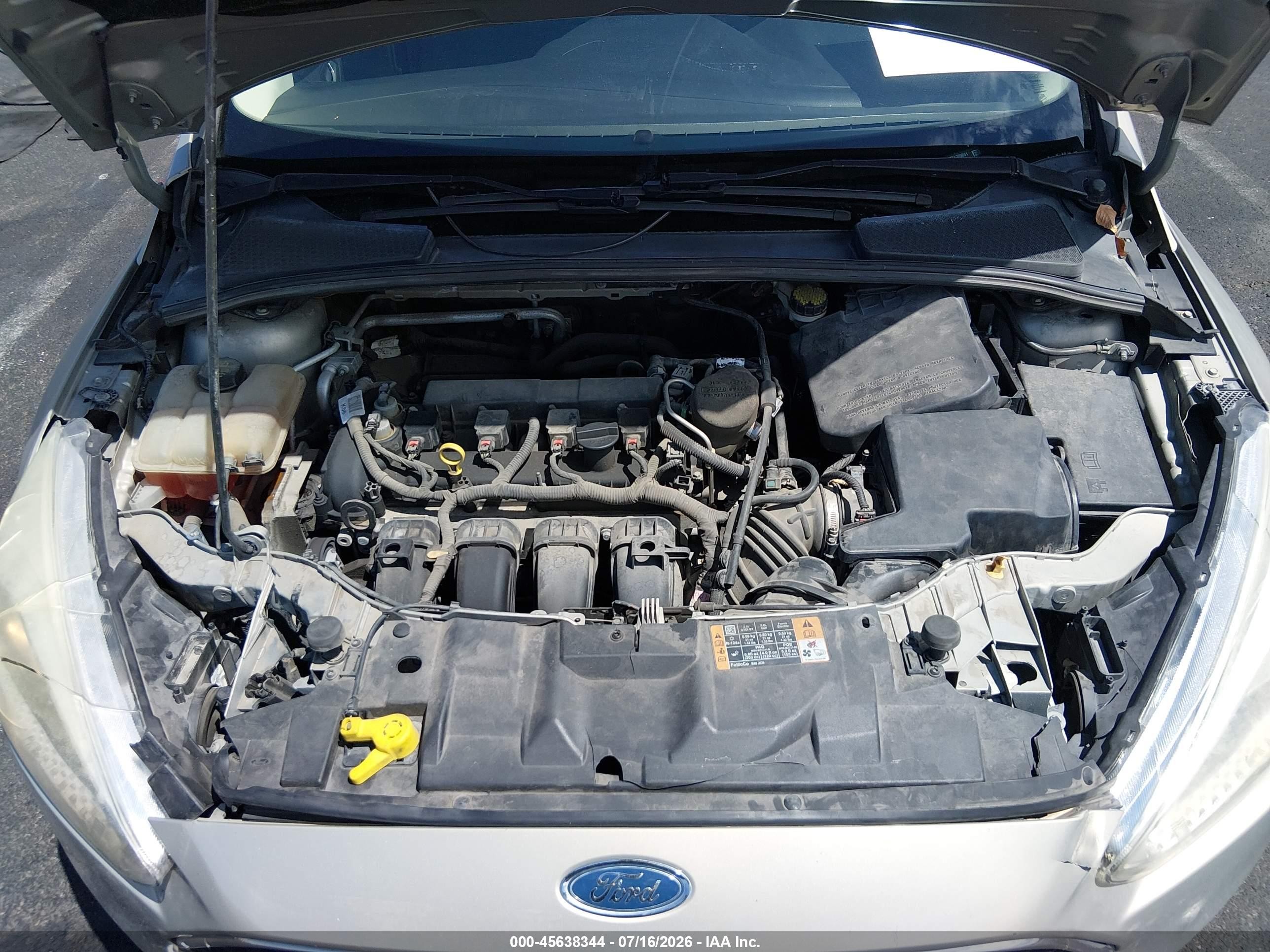 2015 Ford Focus Se Beige vin: 1FADP3F27FL209661