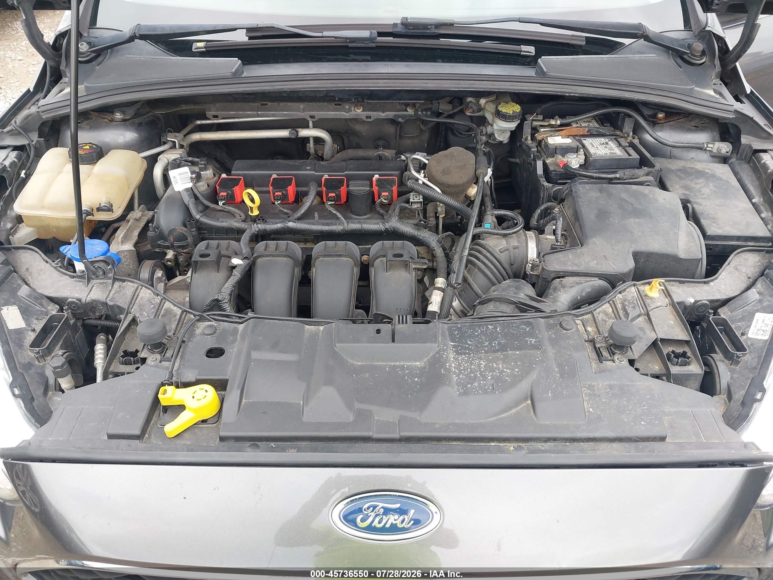 2015 Ford Focus Se Gray vin: 1FADP3F27FL209823