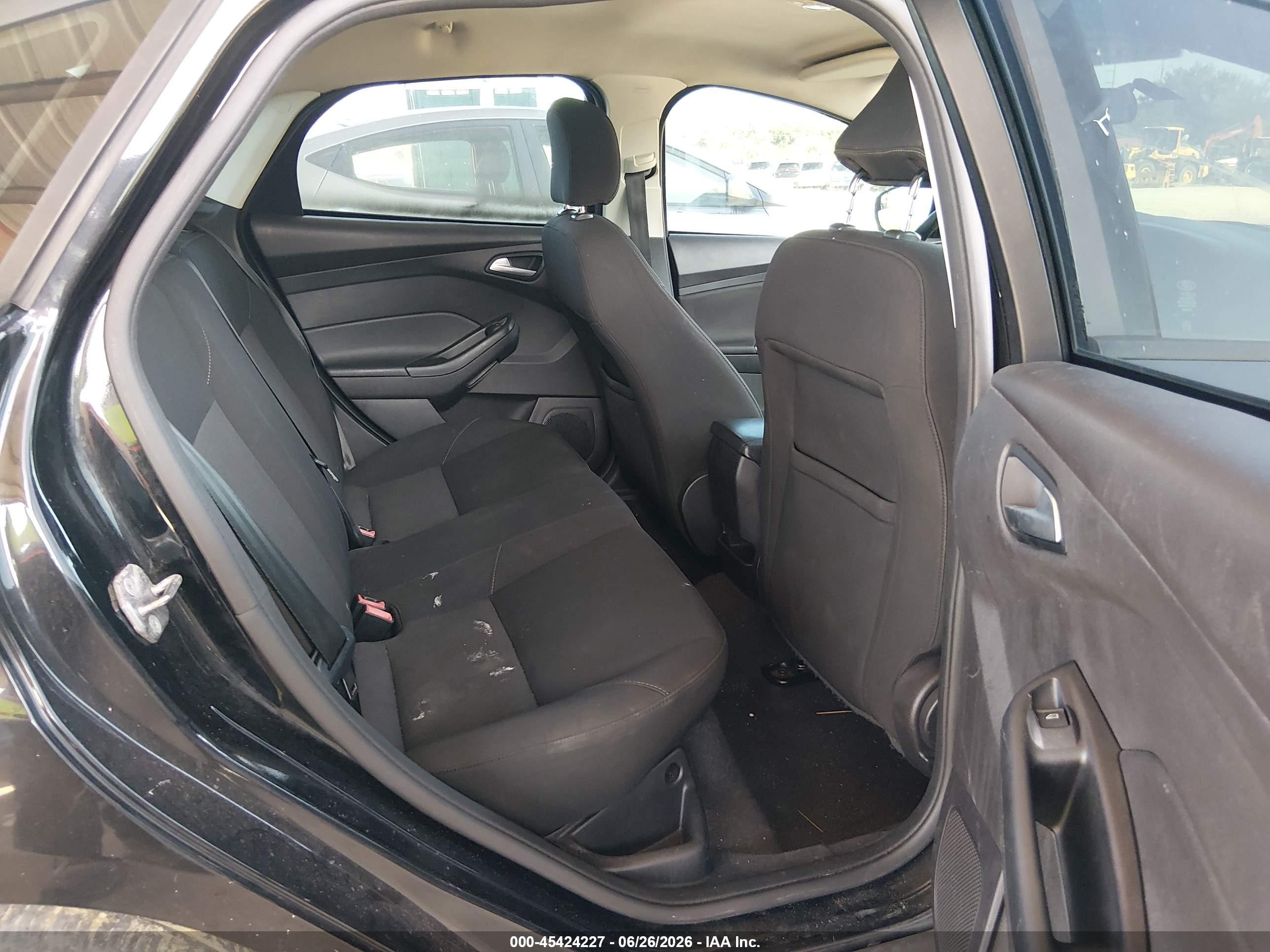 2015 Ford Focus Se Black vin: 1FADP3F27FL216044