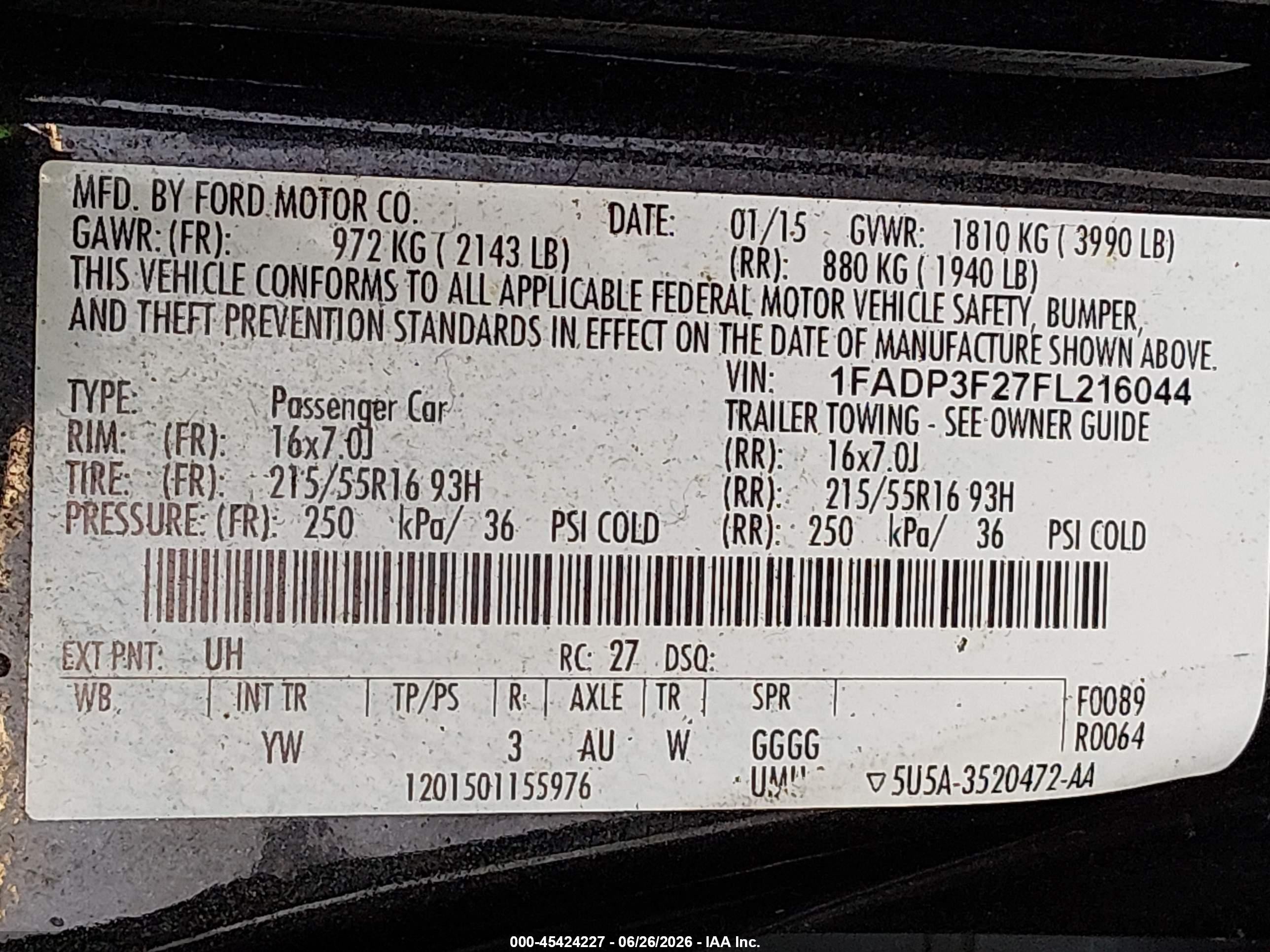 2015 Ford Focus Se Black vin: 1FADP3F27FL216044