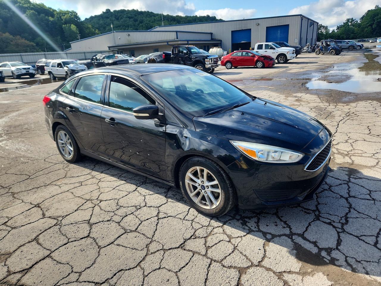 2015 Ford Focus Se Black vin: 1FADP3F27FL217016