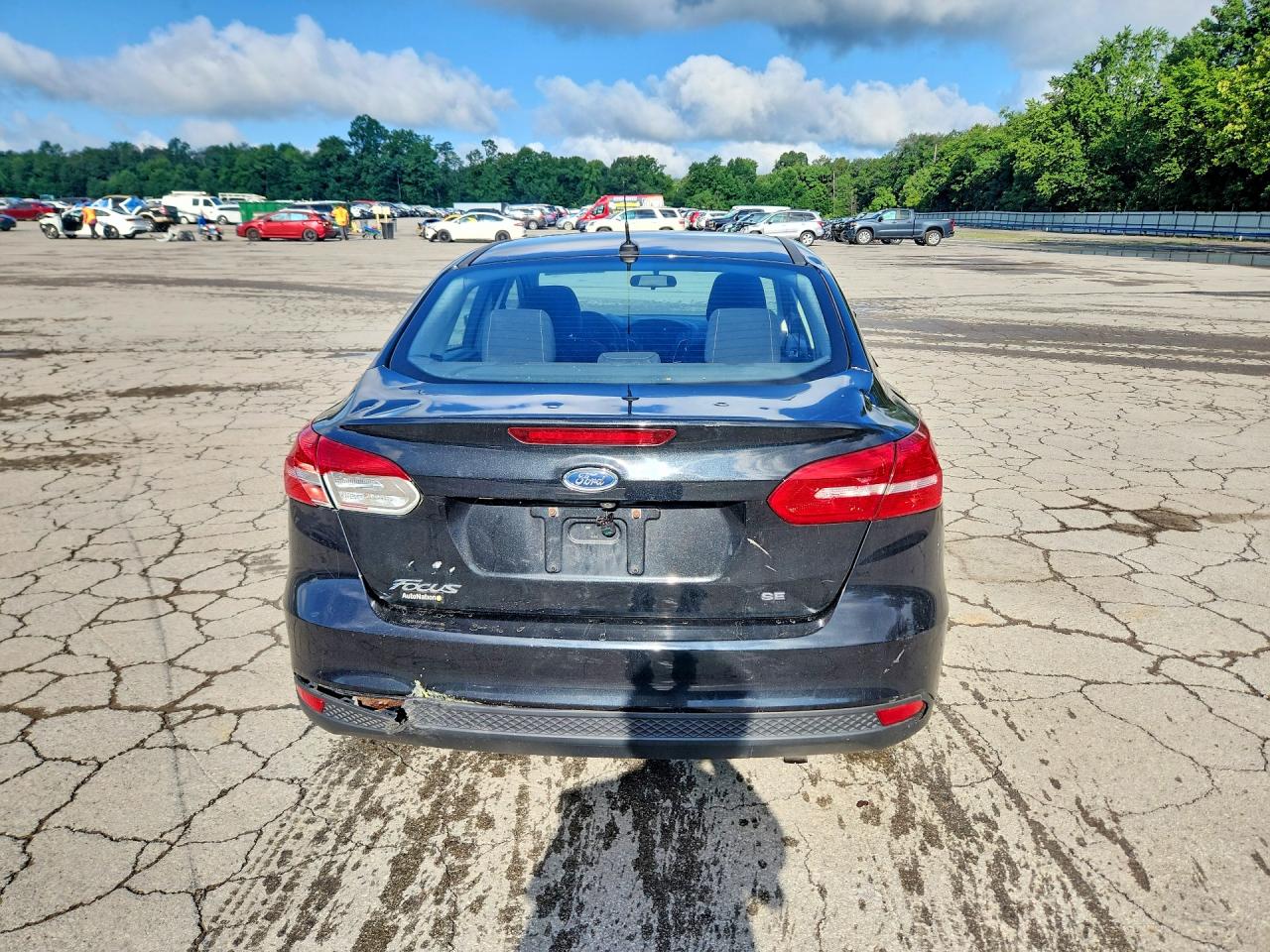 2015 Ford Focus Se Black vin: 1FADP3F27FL217016