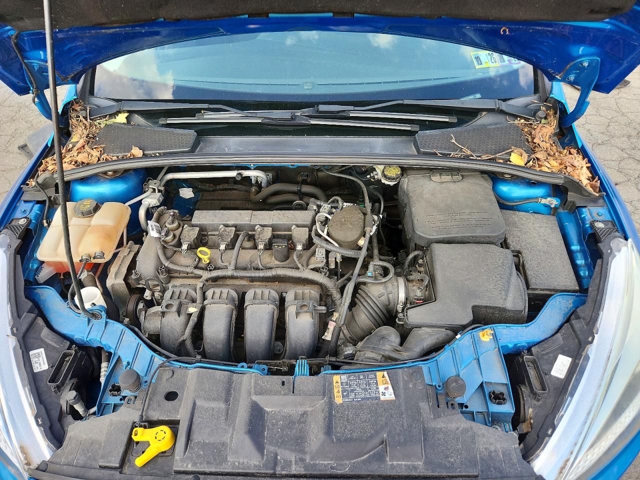2015 Ford Focus Se Blue vin: 1FADP3F27FL226931