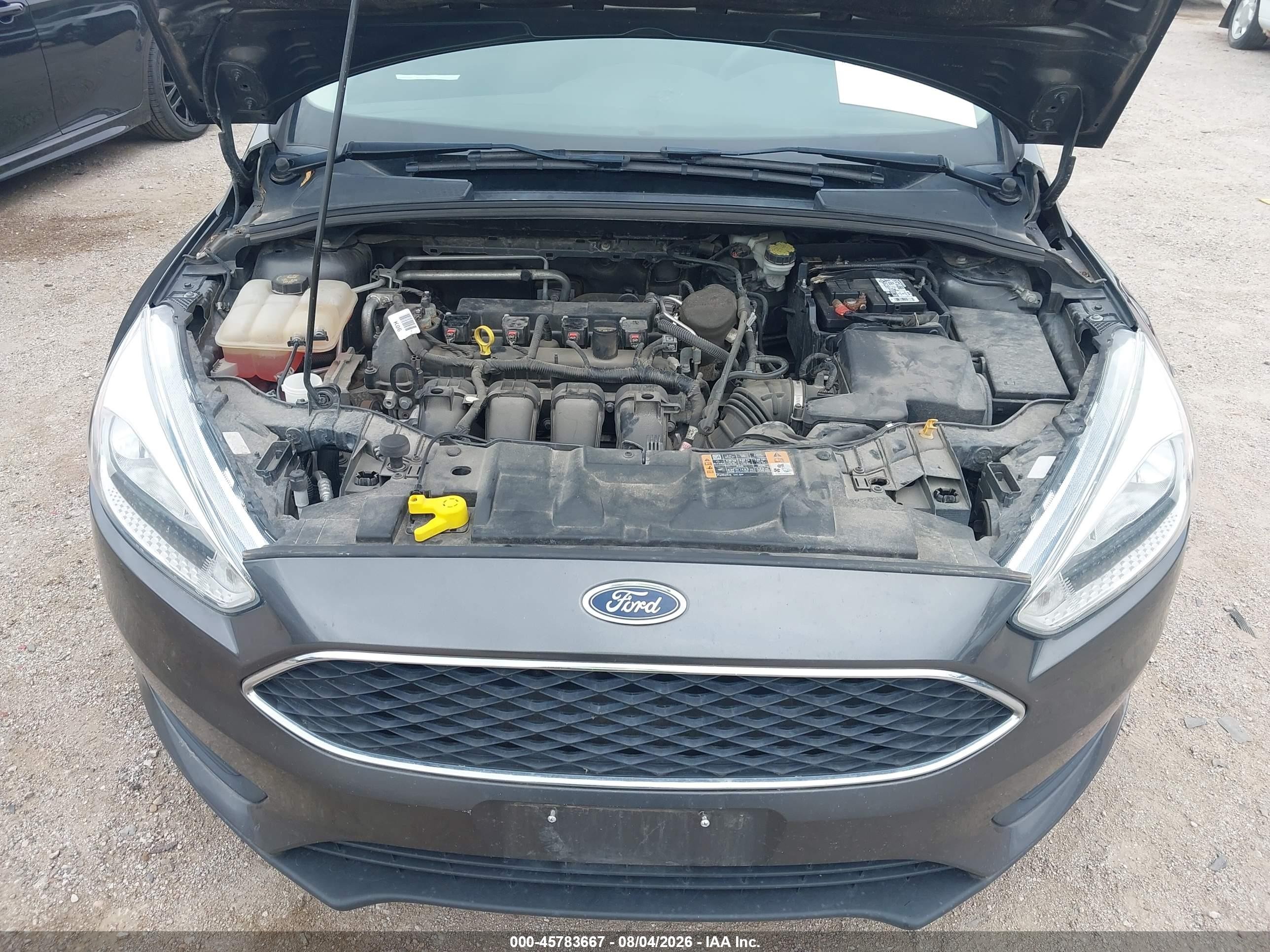 2015 Ford Focus Se Серый vin: 1FADP3F27FL231076