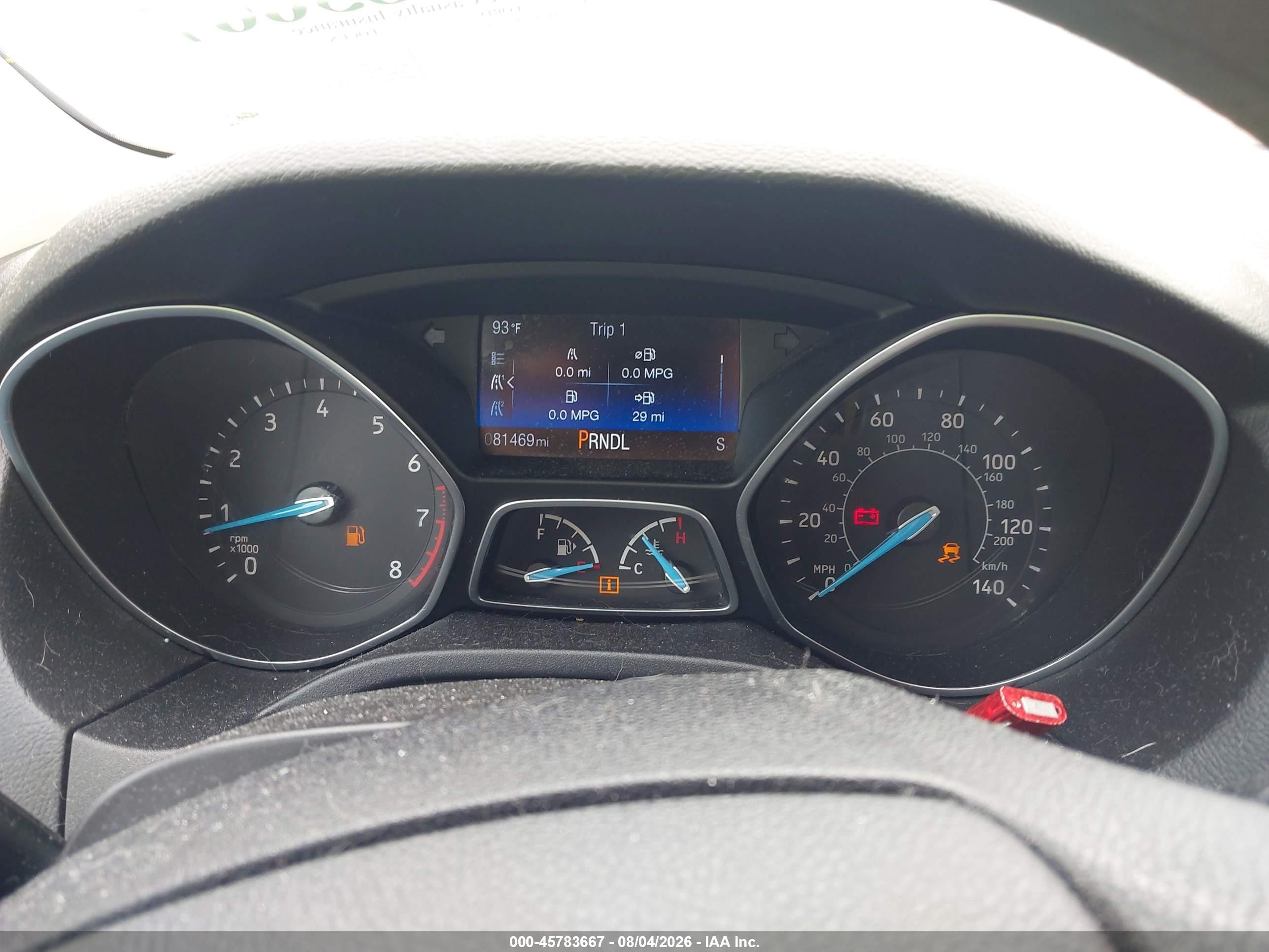 2015 Ford Focus Se Серый vin: 1FADP3F27FL231076