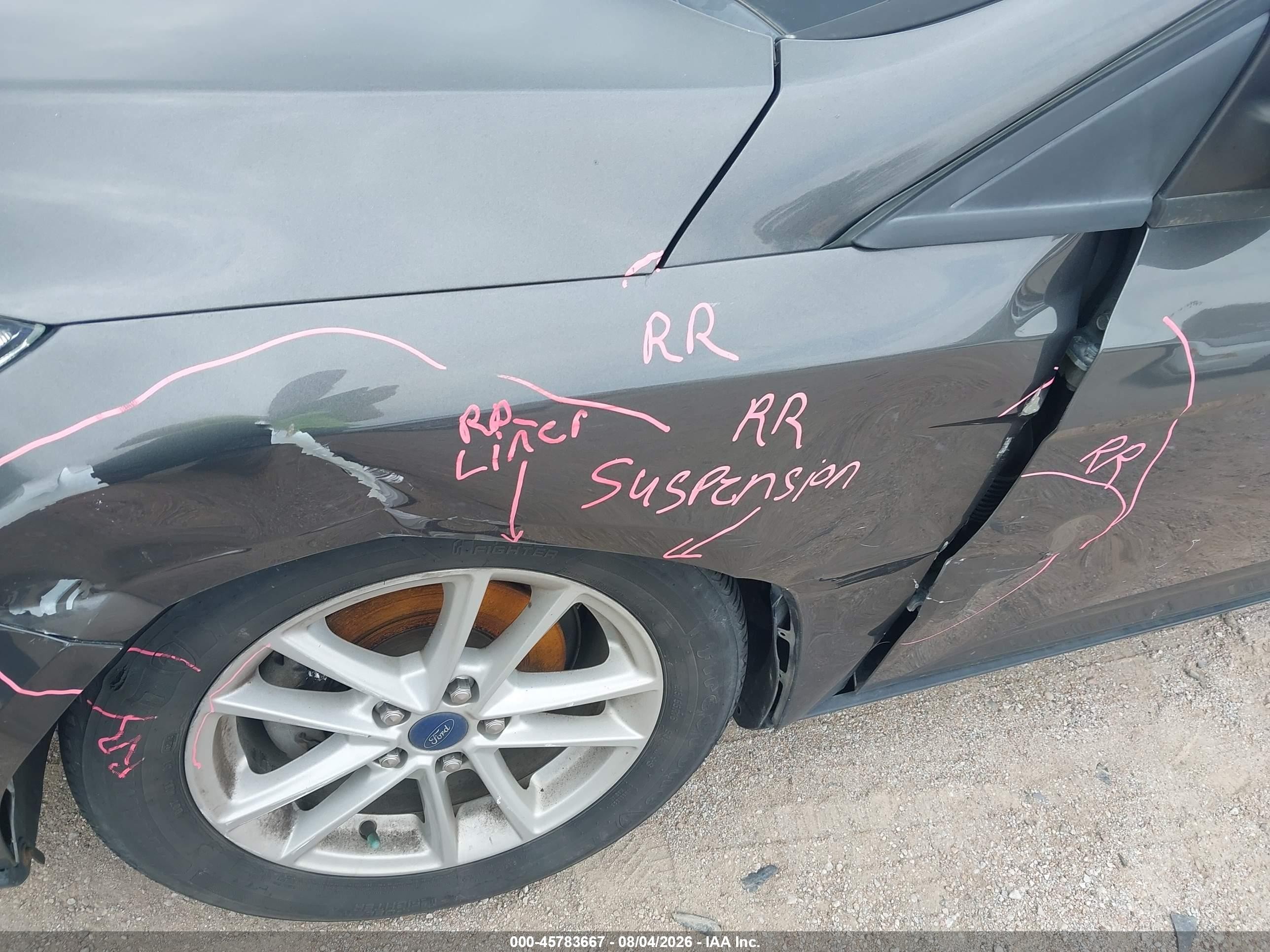 2015 Ford Focus Se Серый vin: 1FADP3F27FL231076