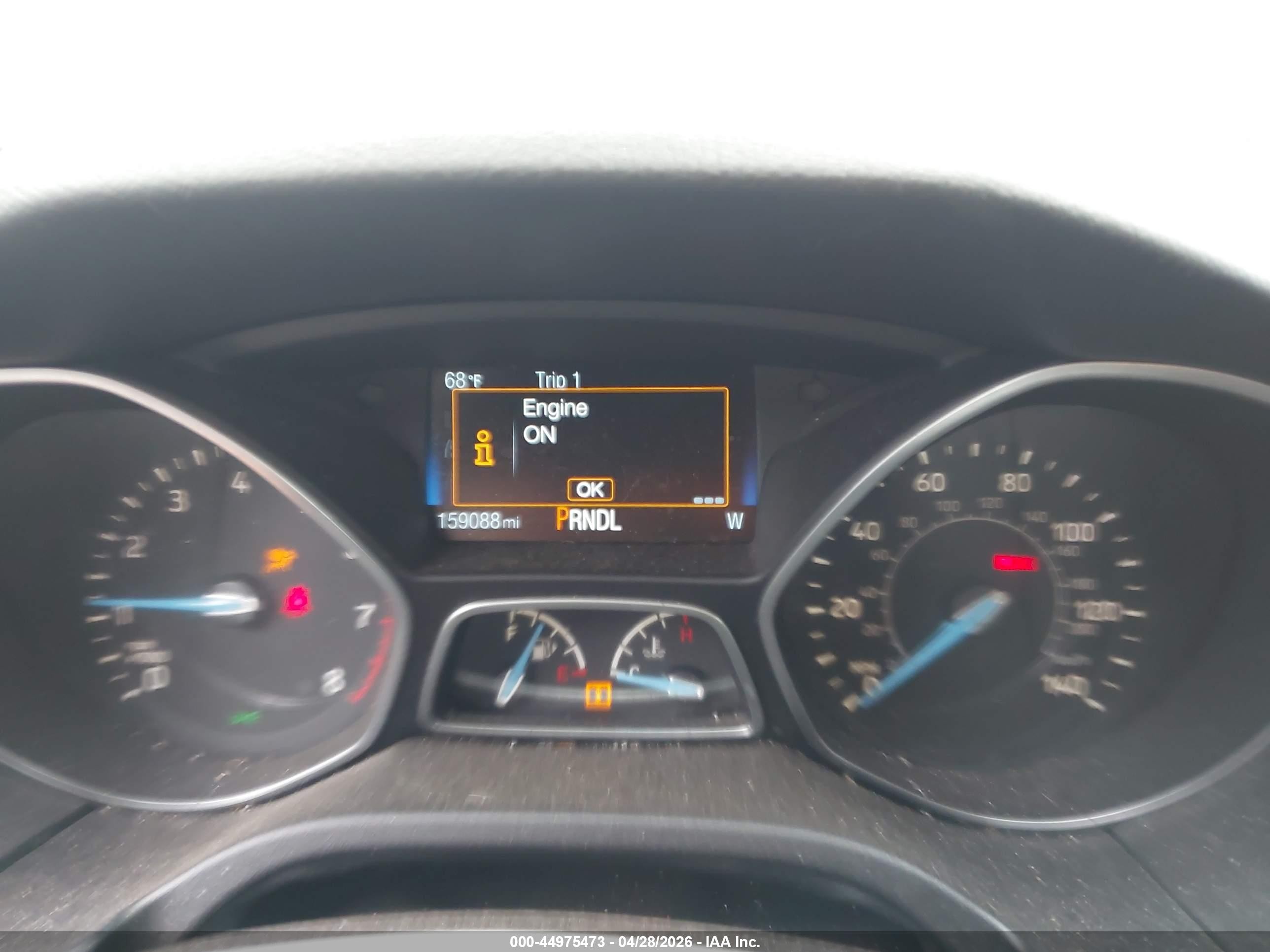 2015 Ford Focus Se Серый vin: 1FADP3F27FL234088