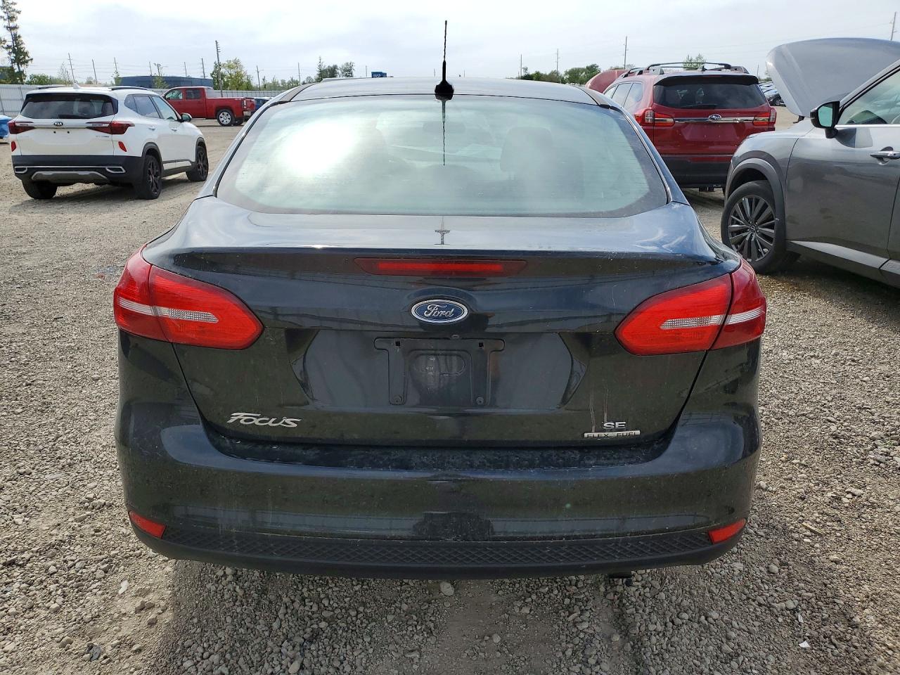2015 Ford Focus Se Black vin: 1FADP3F27FL244622