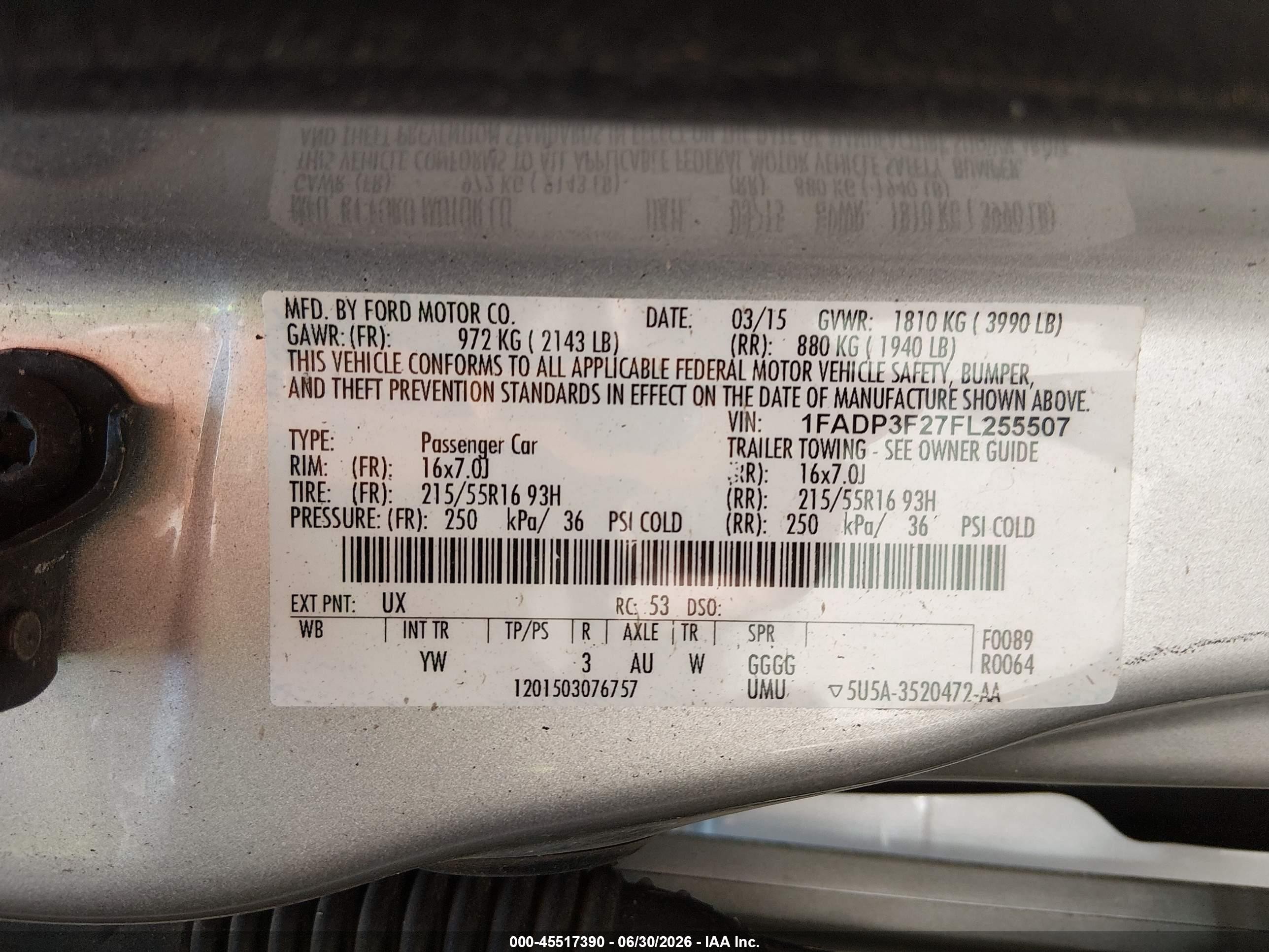 2015 Ford Focus Se Серебряный vin: 1FADP3F27FL255507