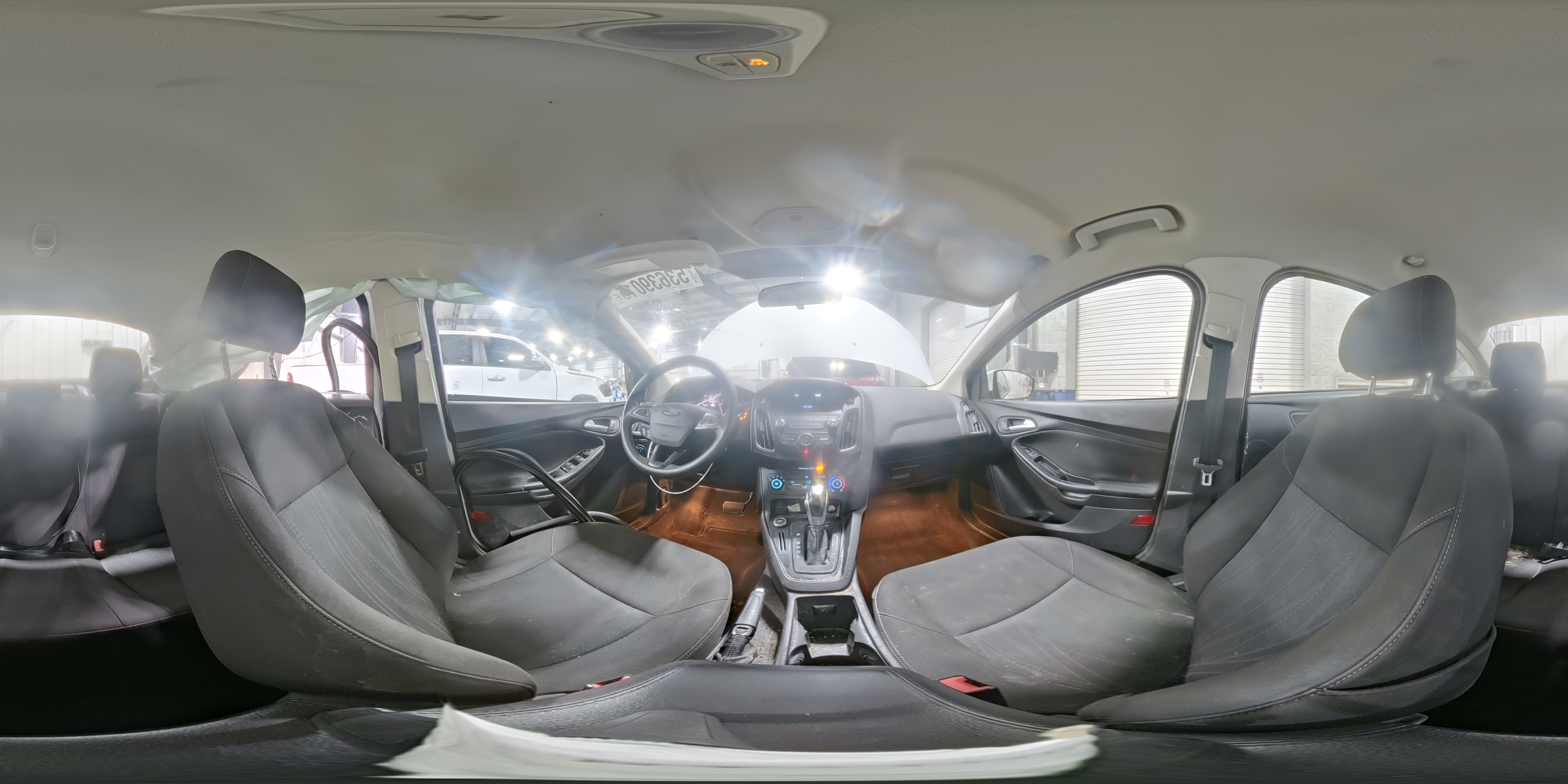 2015 Ford Focus Se White vin: 1FADP3F27FL262909