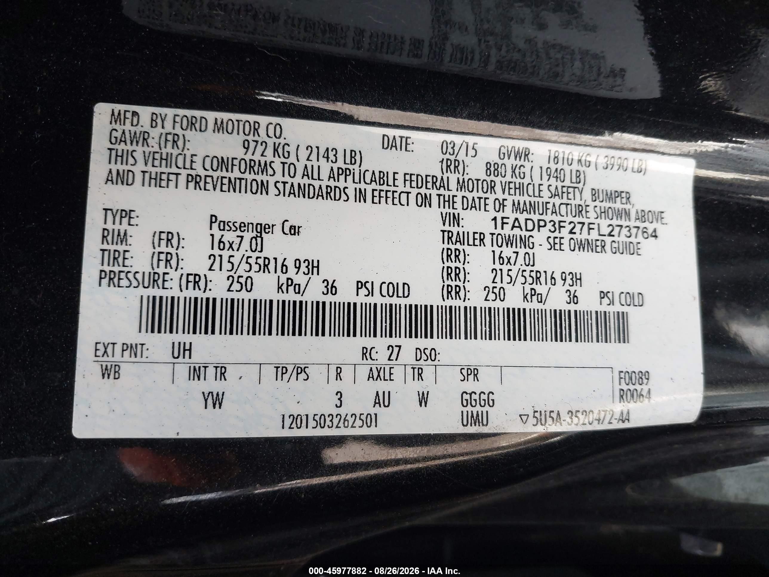 2015 Ford Focus Se Черный vin: 1FADP3F27FL273764