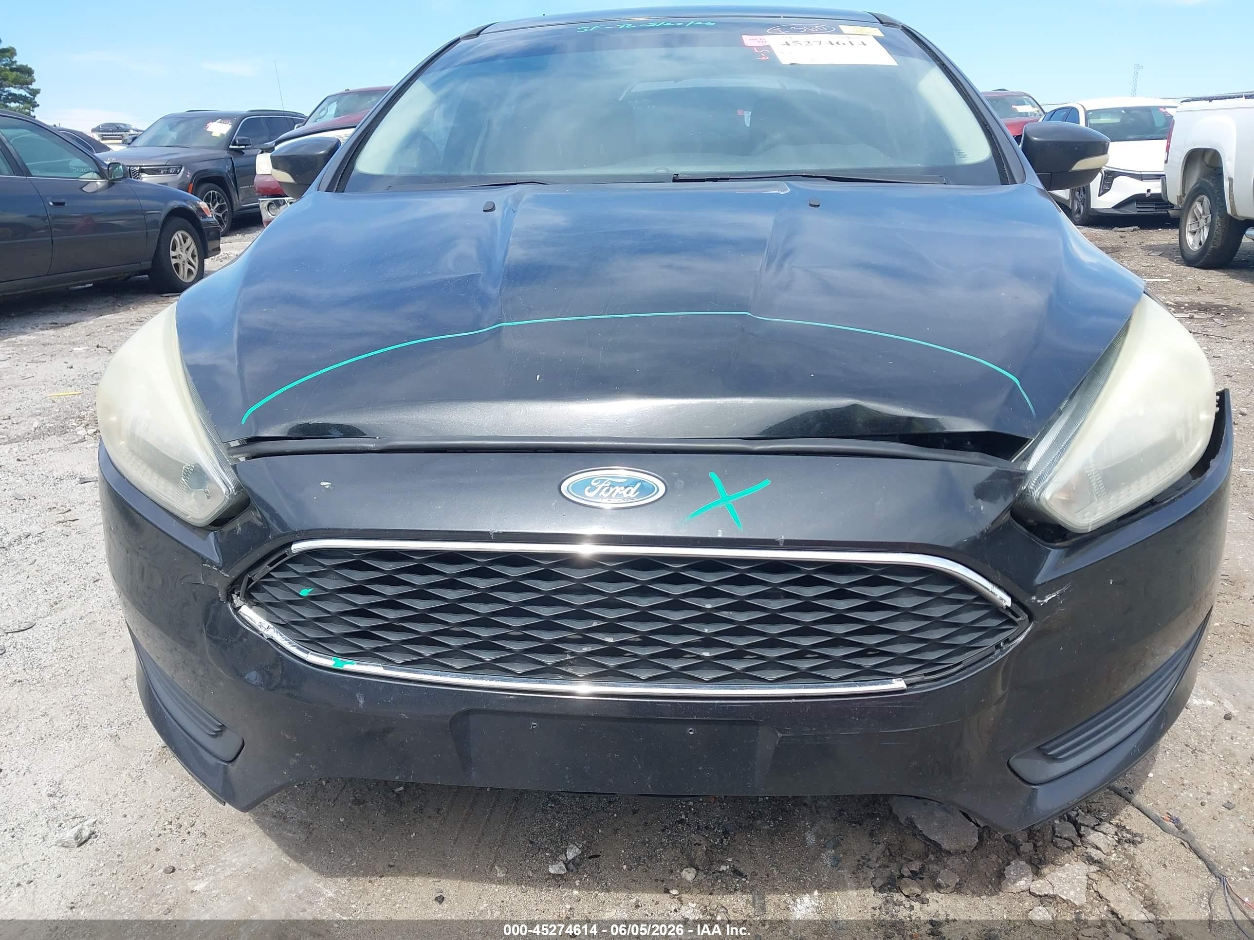 2015 Ford Focus Se Black vin: 1FADP3F27FL296347
