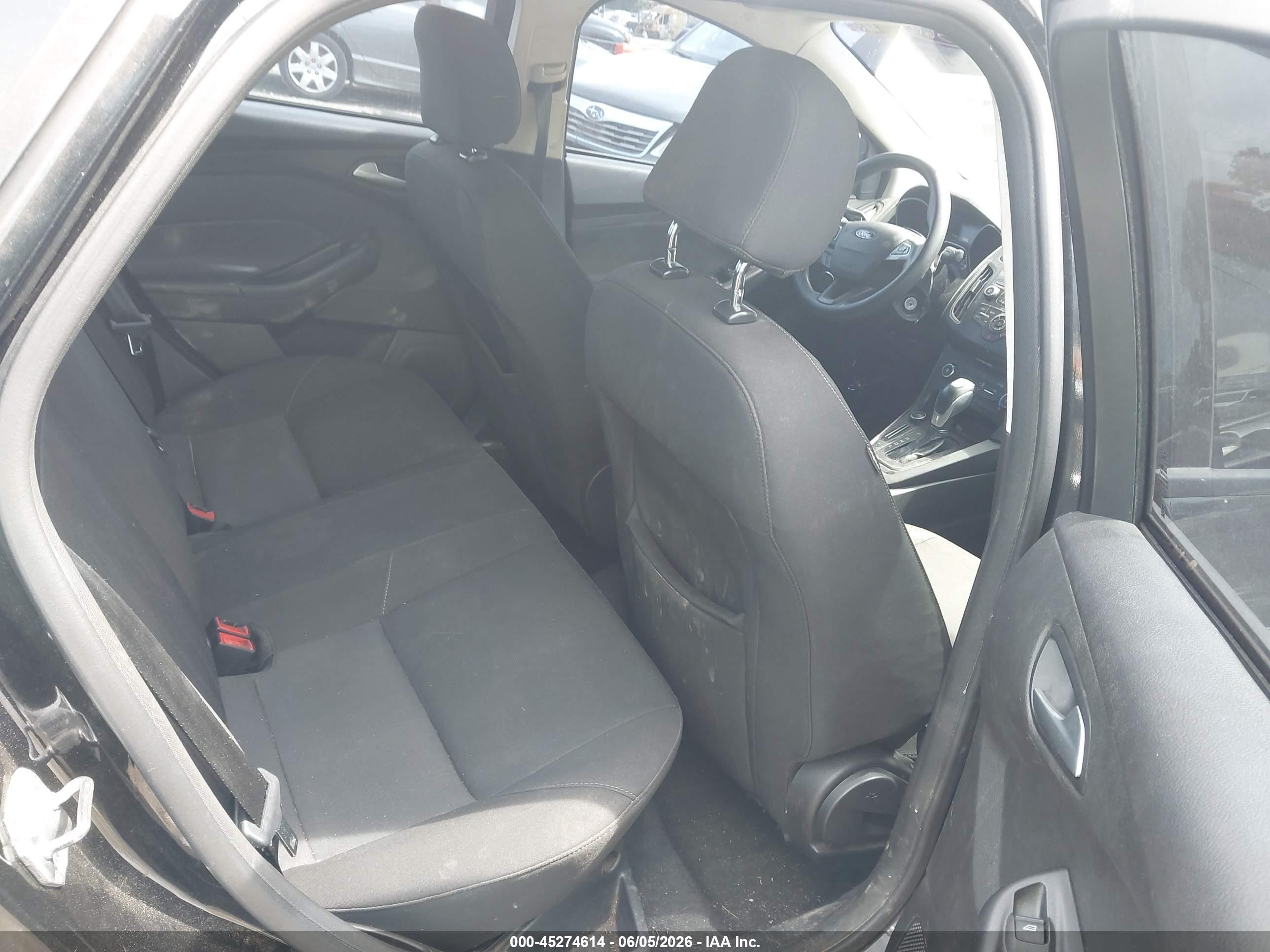 2015 Ford Focus Se Black vin: 1FADP3F27FL296347