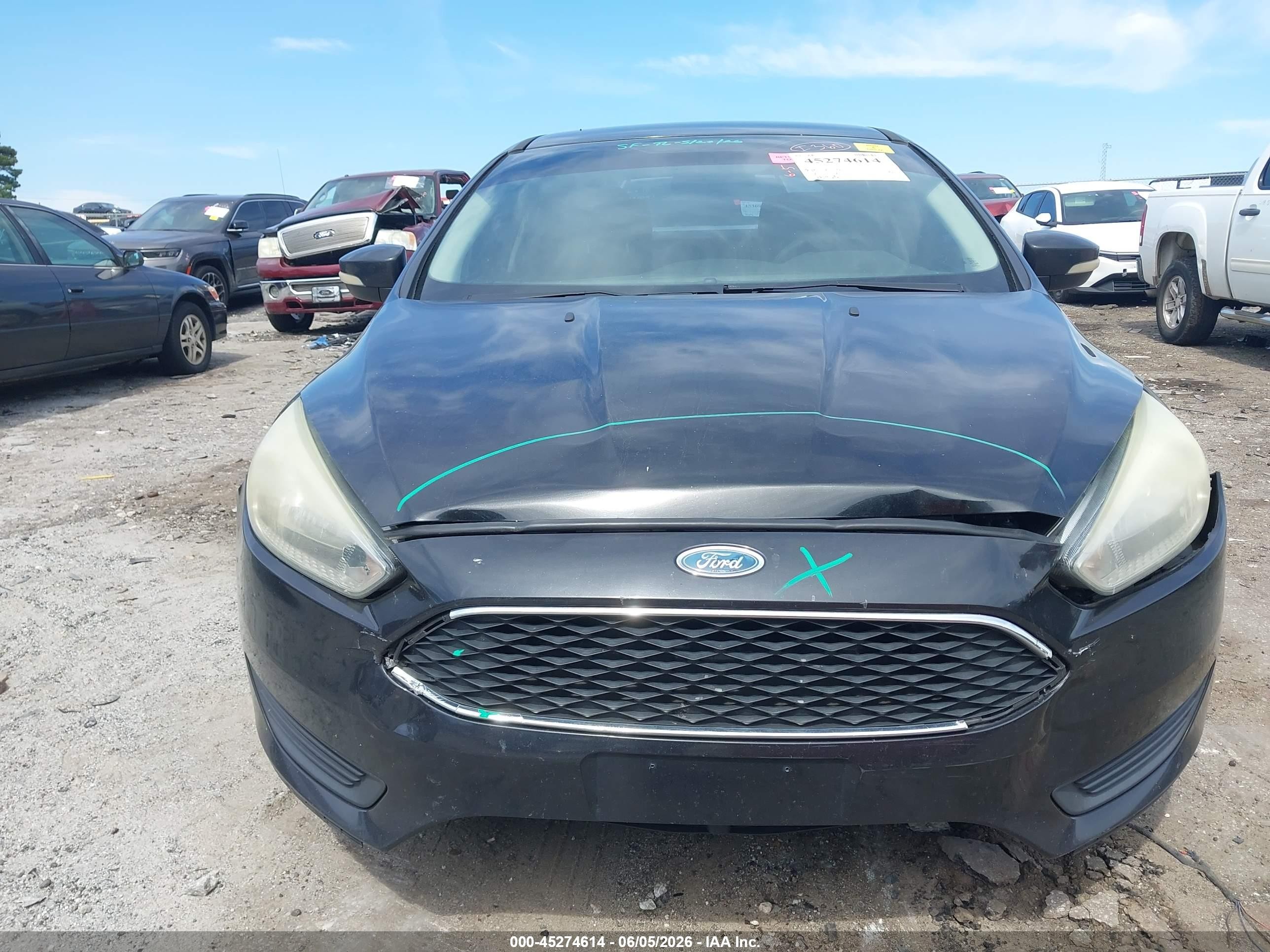 2015 Ford Focus Se Black vin: 1FADP3F27FL296347