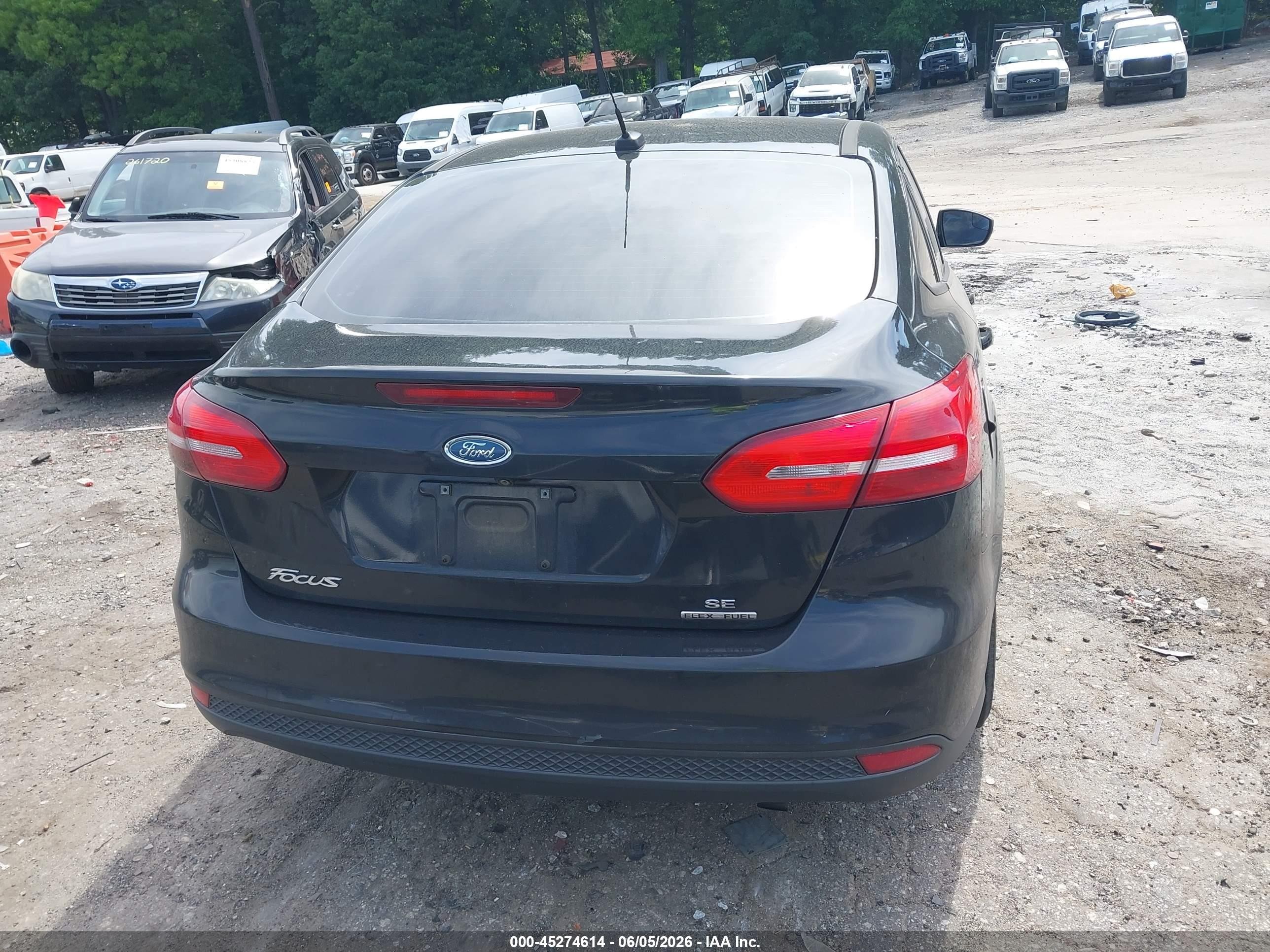 2015 Ford Focus Se Black vin: 1FADP3F27FL296347
