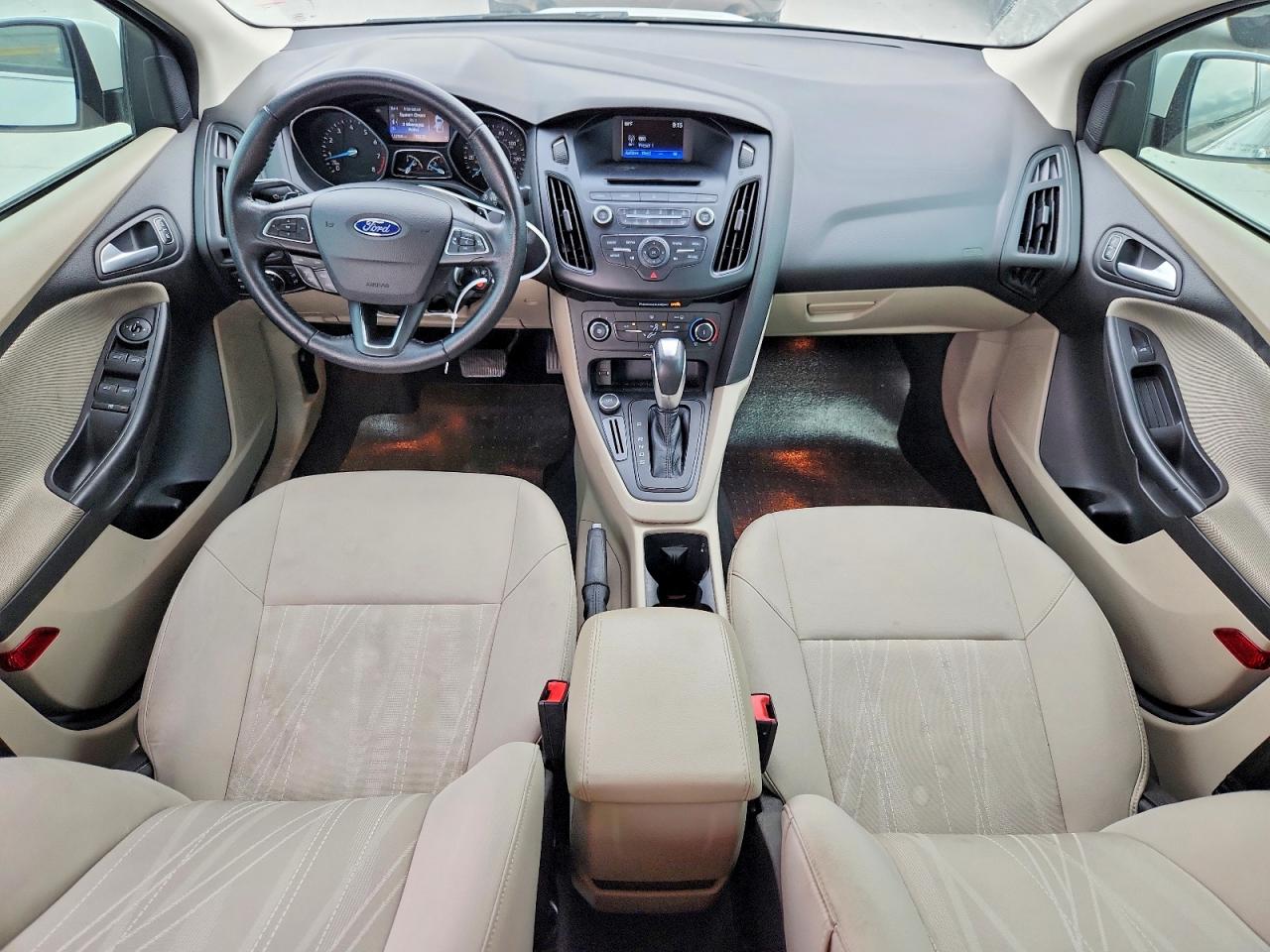 2015 Ford Focus Se White vin: 1FADP3F27FL305676