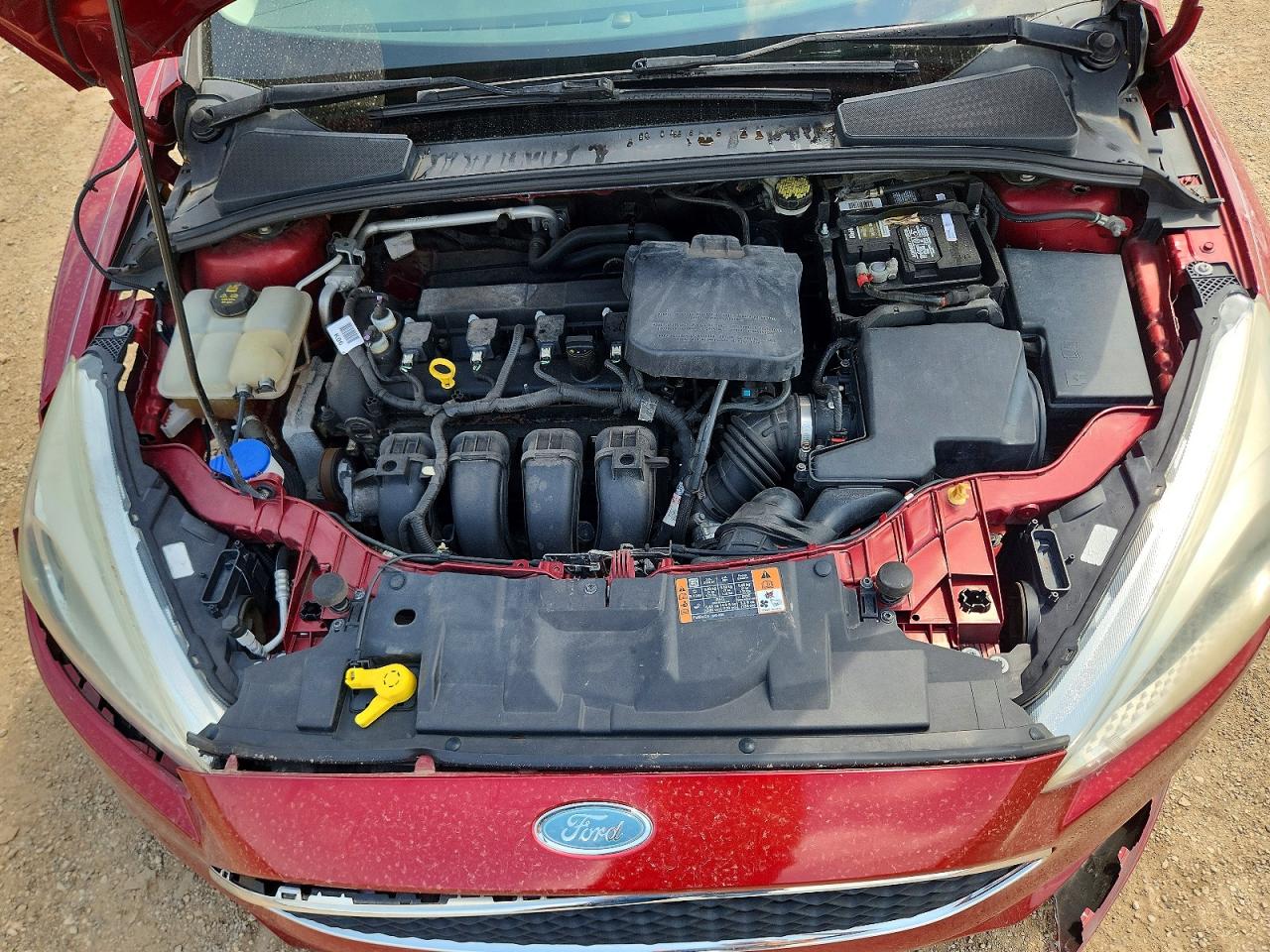 2015 Ford Focus Se Burgundy vin: 1FADP3F27FL311249