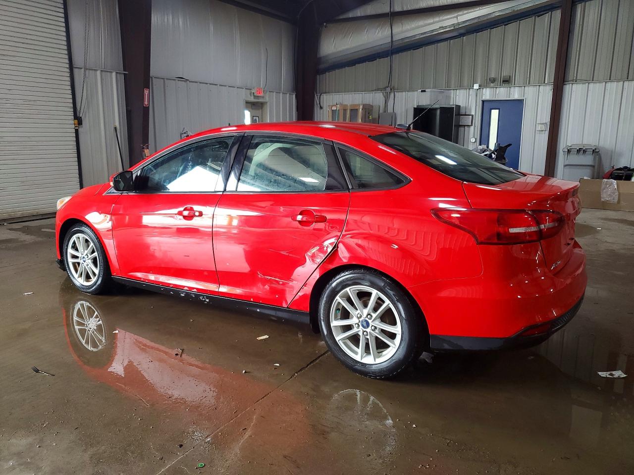 2015 Ford Focus Se Red vin: 1FADP3F27FL312790