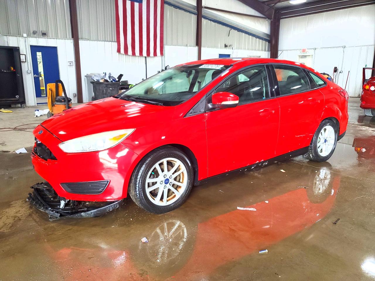 2015 Ford Focus Se Red vin: 1FADP3F27FL312790
