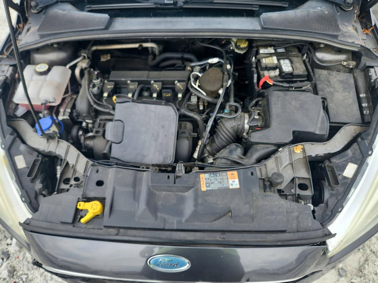 2015 Ford Focus Se Gray vin: 1FADP3F27FL317553