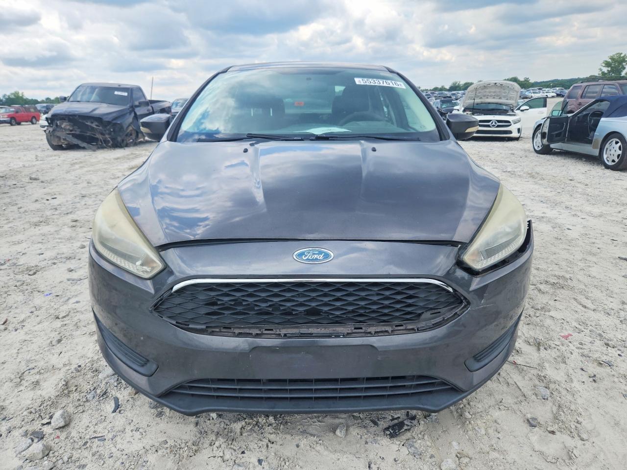 2015 Ford Focus Se Gray vin: 1FADP3F27FL317553