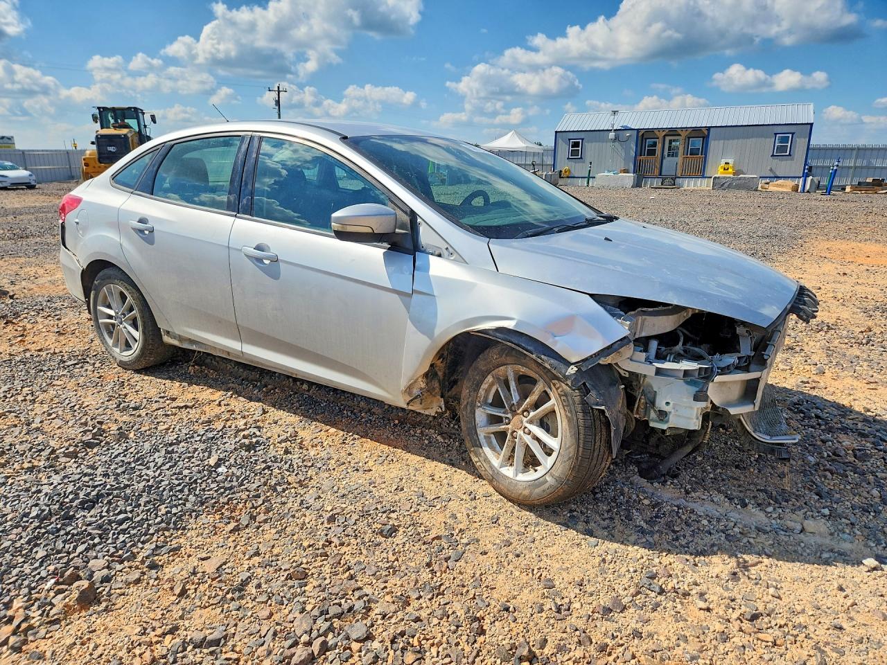 2015 Ford Focus Se Silver vin: 1FADP3F27FL317715