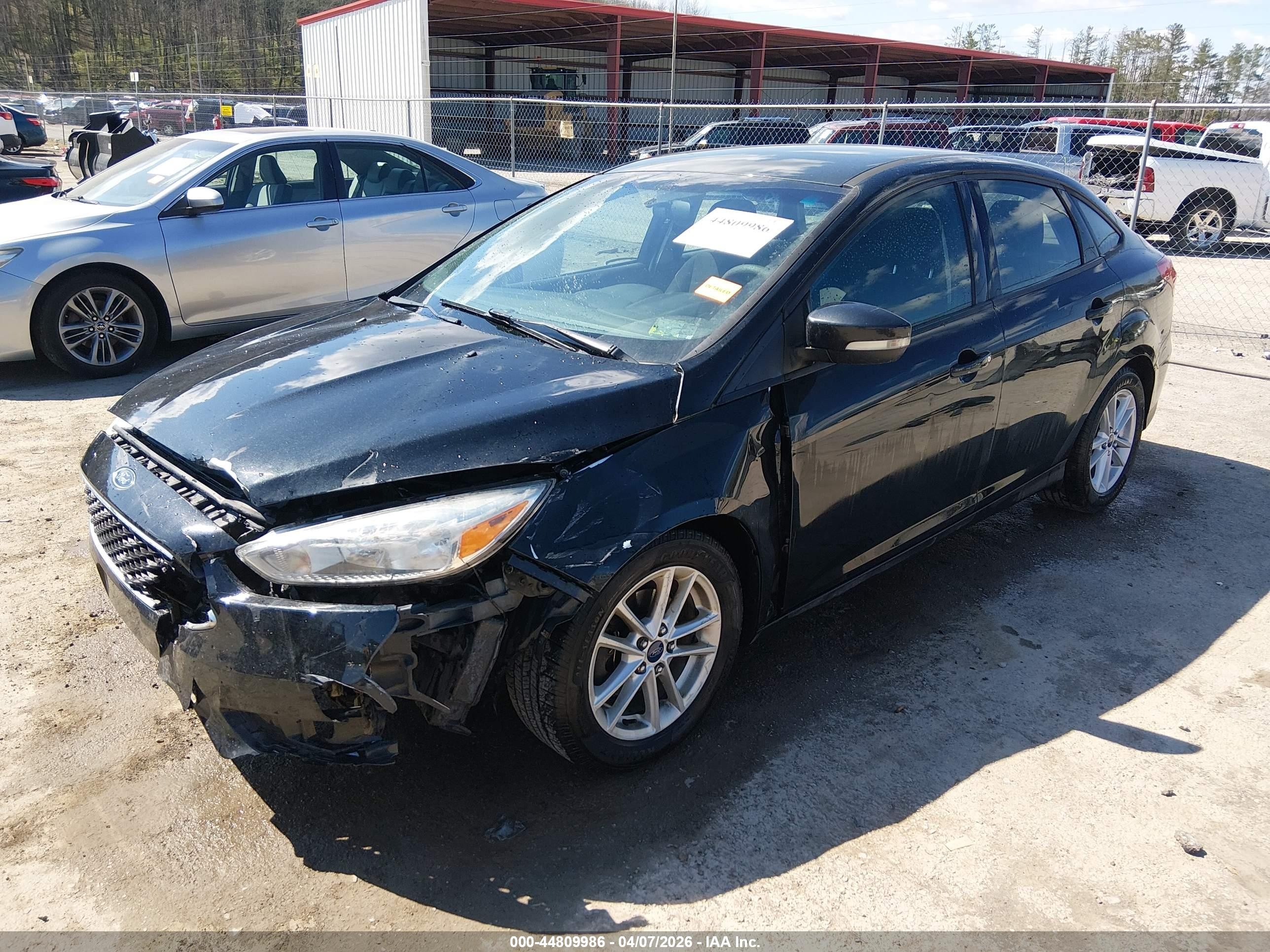 2015 Ford Focus Se Black vin: 1FADP3F27FL346499