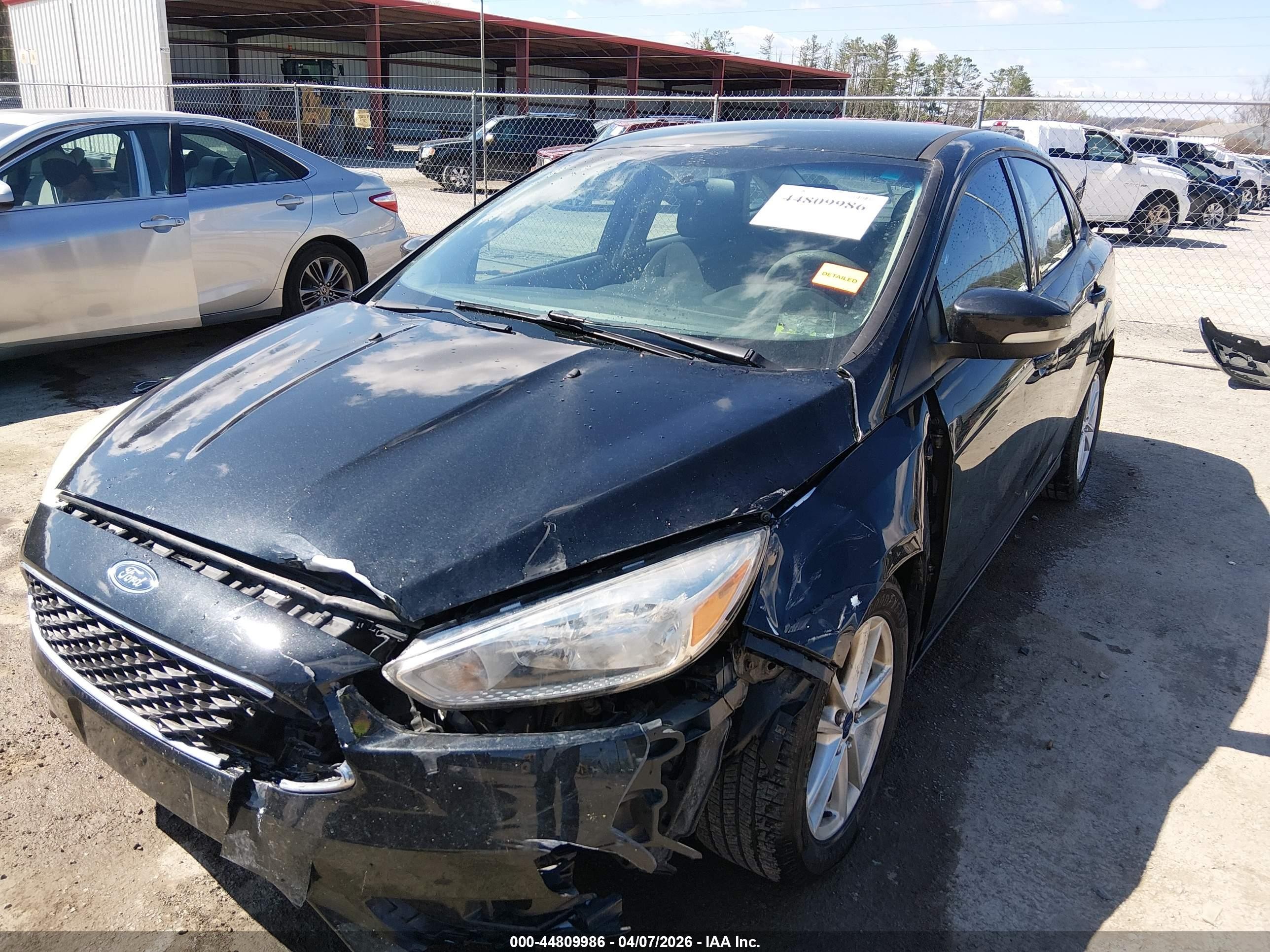 2015 Ford Focus Se Black vin: 1FADP3F27FL346499