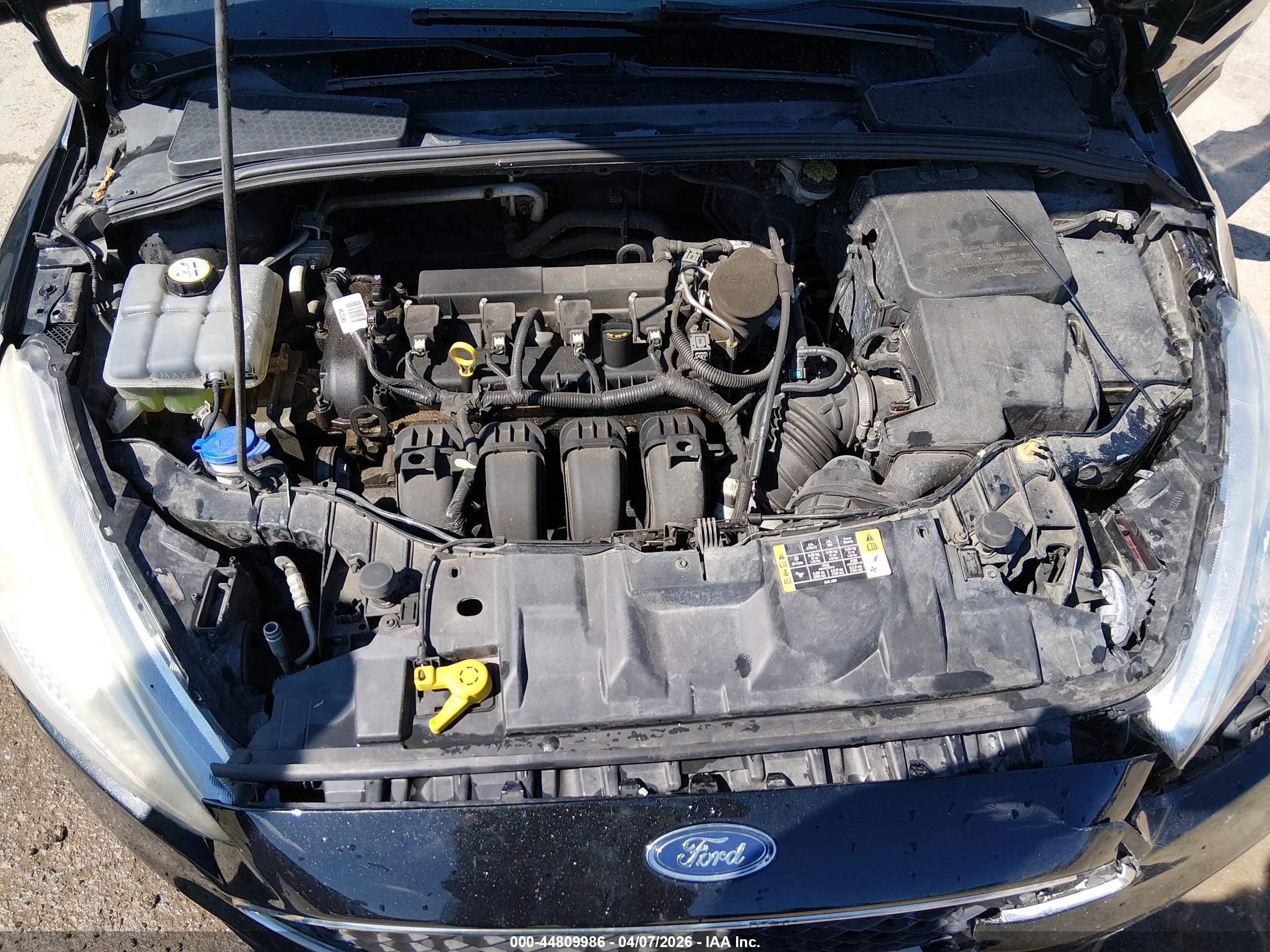 2015 Ford Focus Se Black vin: 1FADP3F27FL346499