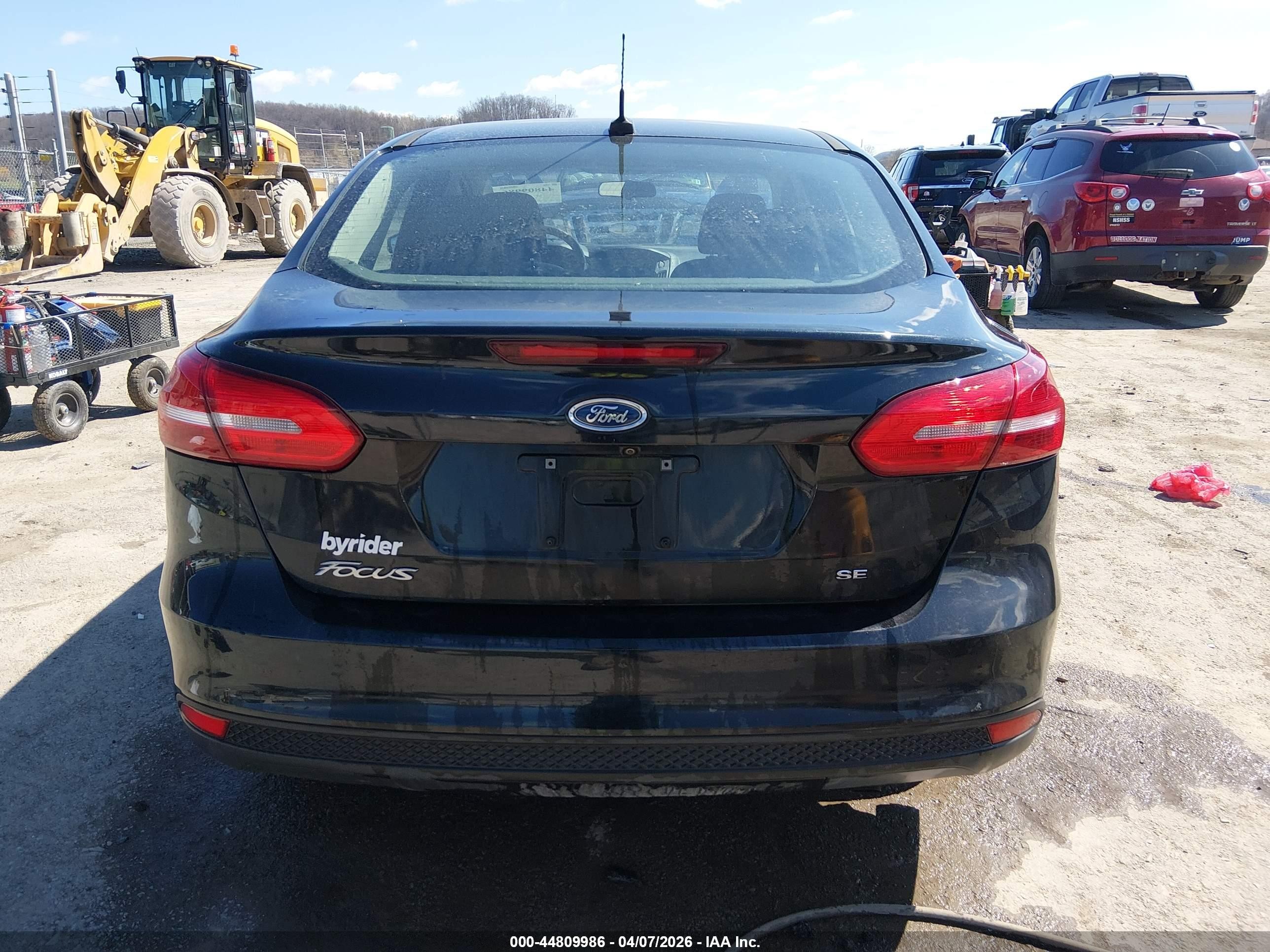 2015 Ford Focus Se Black vin: 1FADP3F27FL346499
