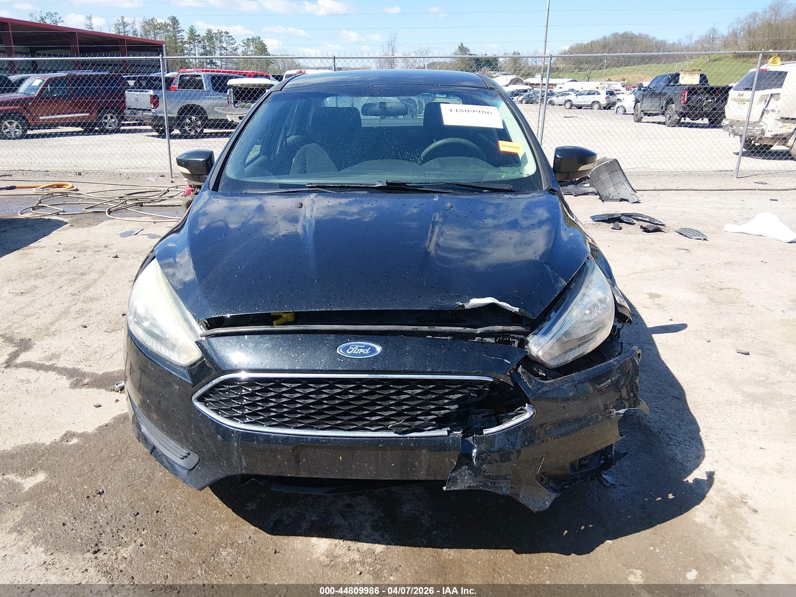 2015 Ford Focus Se Black vin: 1FADP3F27FL346499