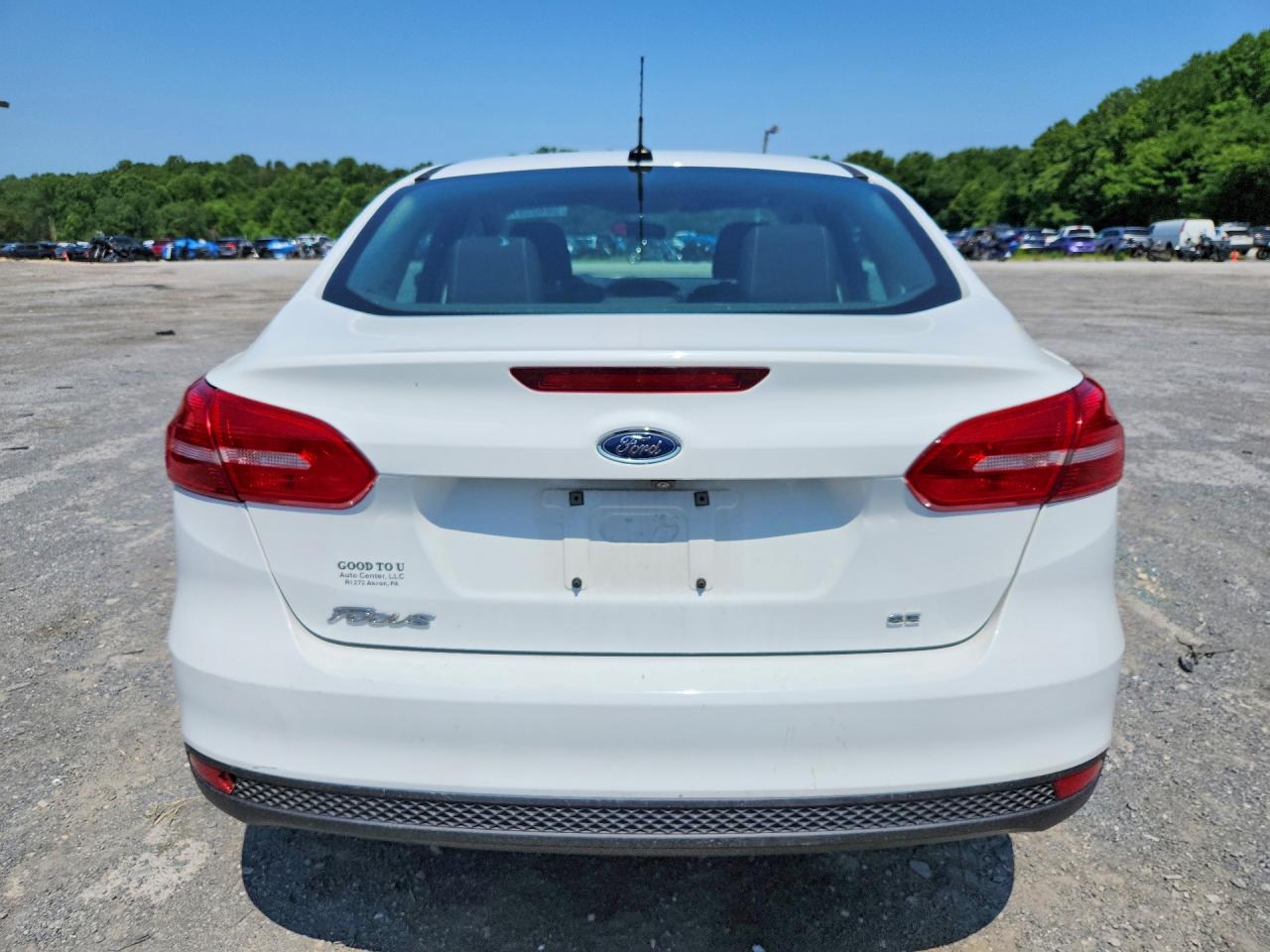 2015 Ford Focus Se White vin: 1FADP3F27FL362699